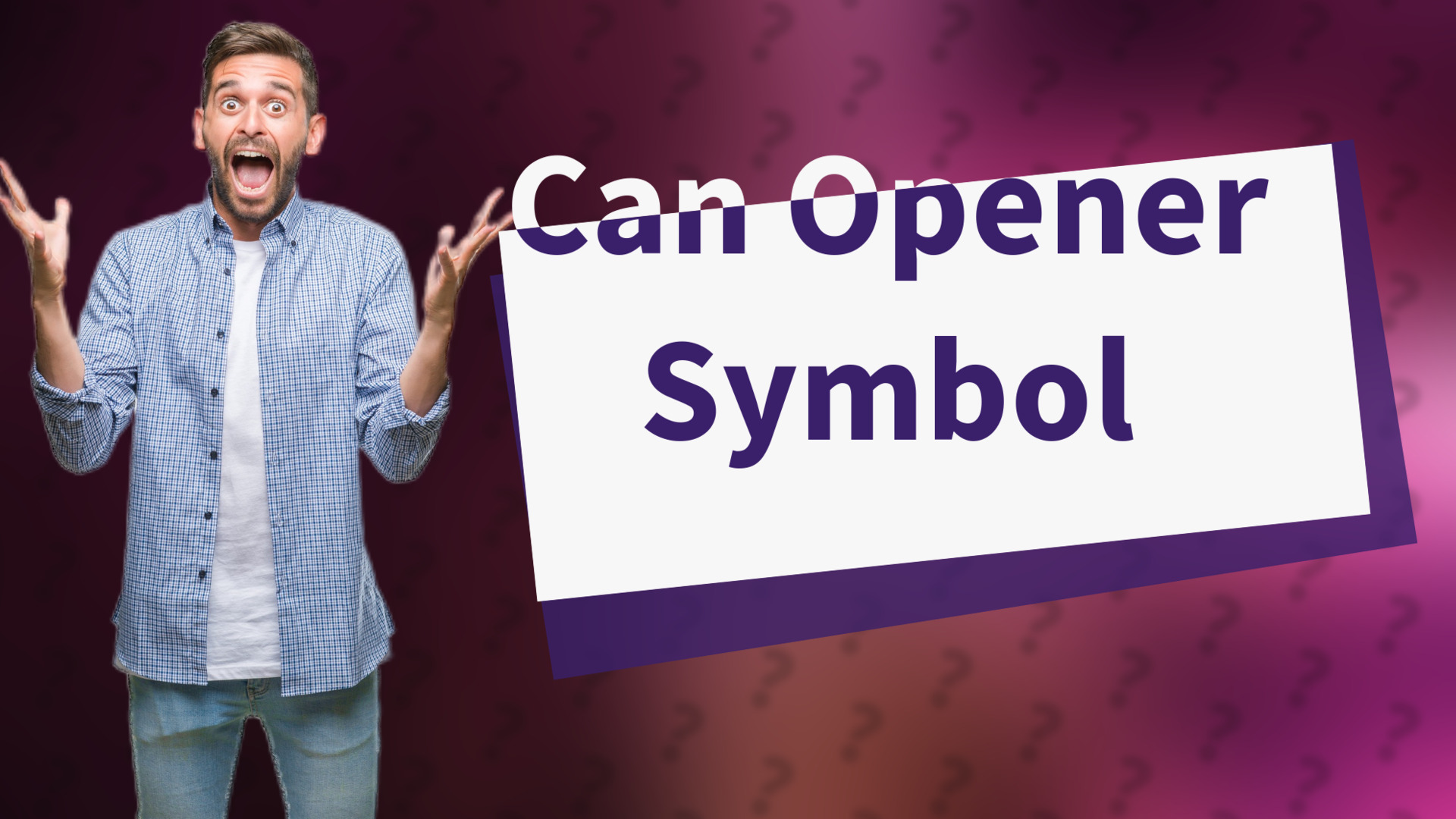 Can Opener Symbol
