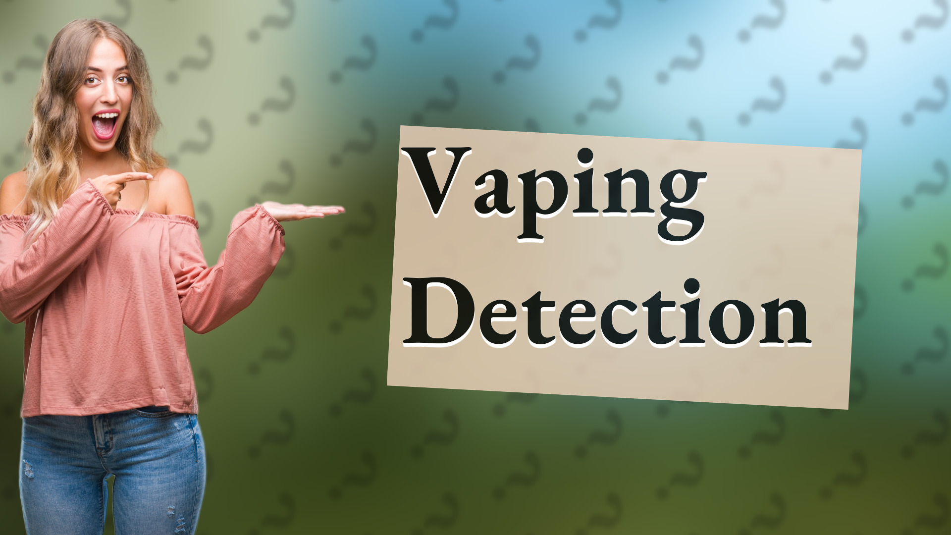Vaping Detection
