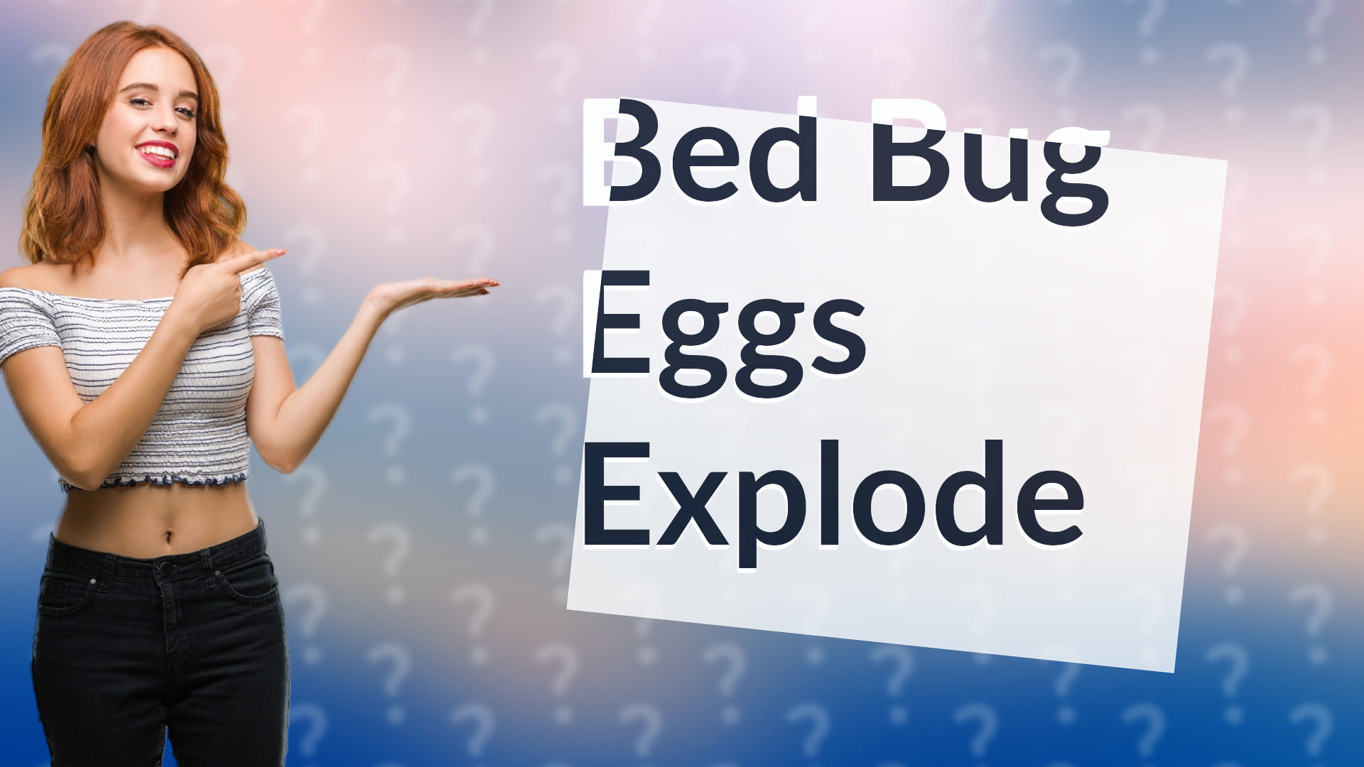 Bed Bug Eggs Explode