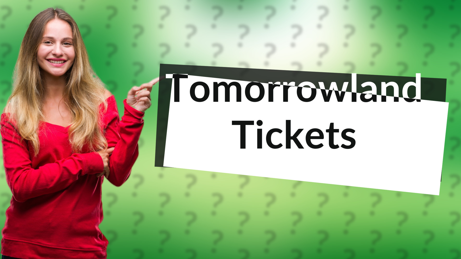 Tomorrowland Tickets