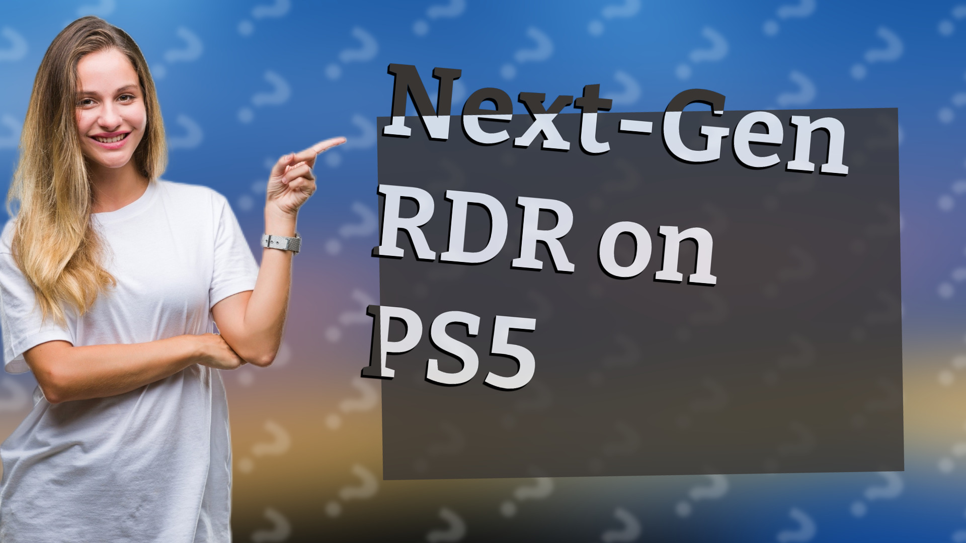 Next-Gen RDR on PS5