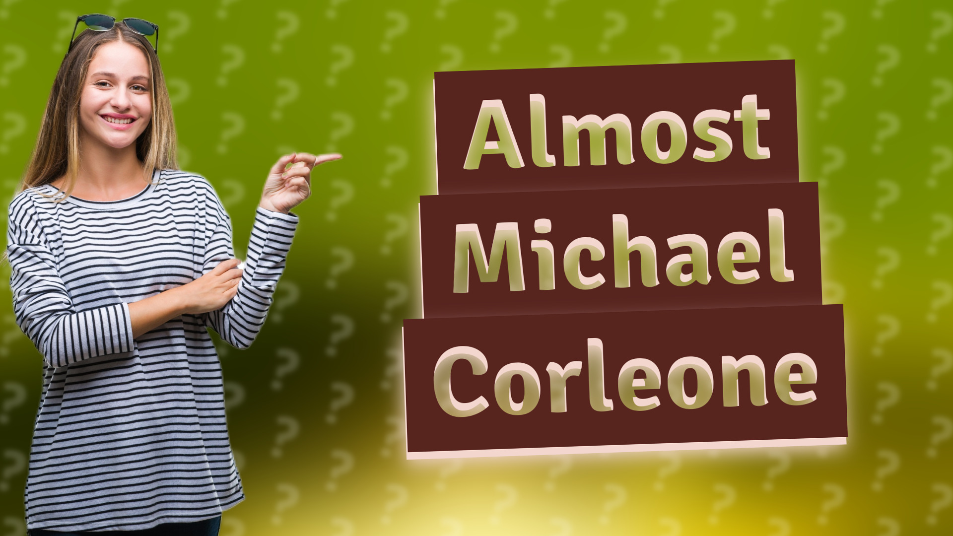 Almost Michael Corleone