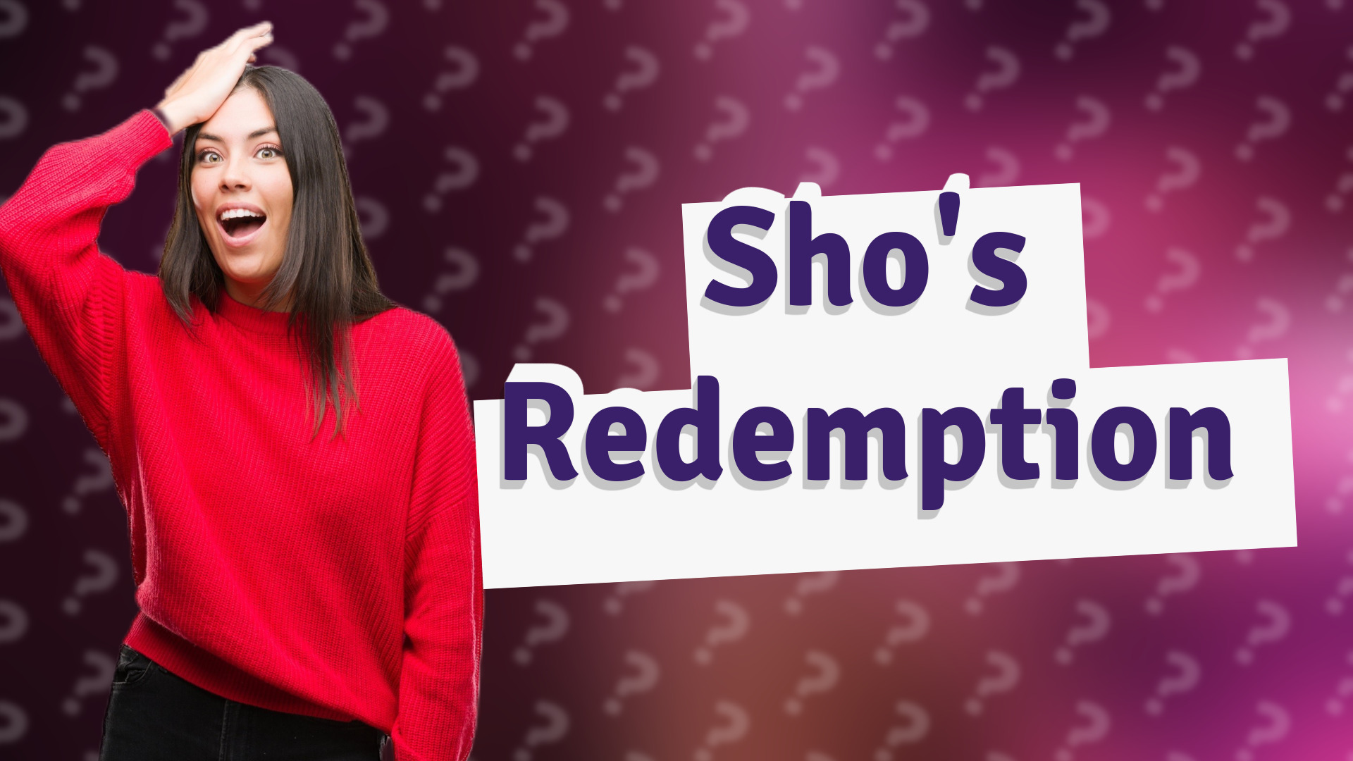 Sho's Redemption
