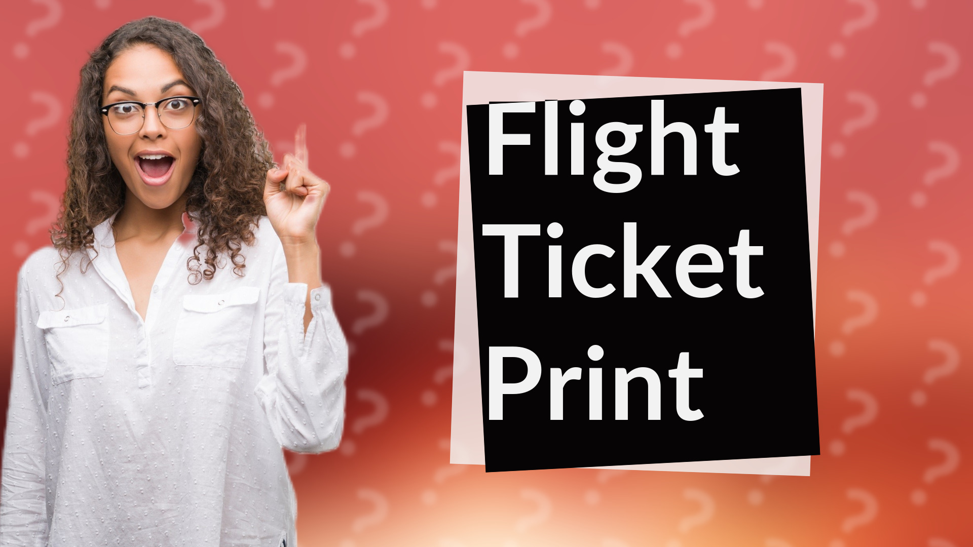 Flight Ticket Print