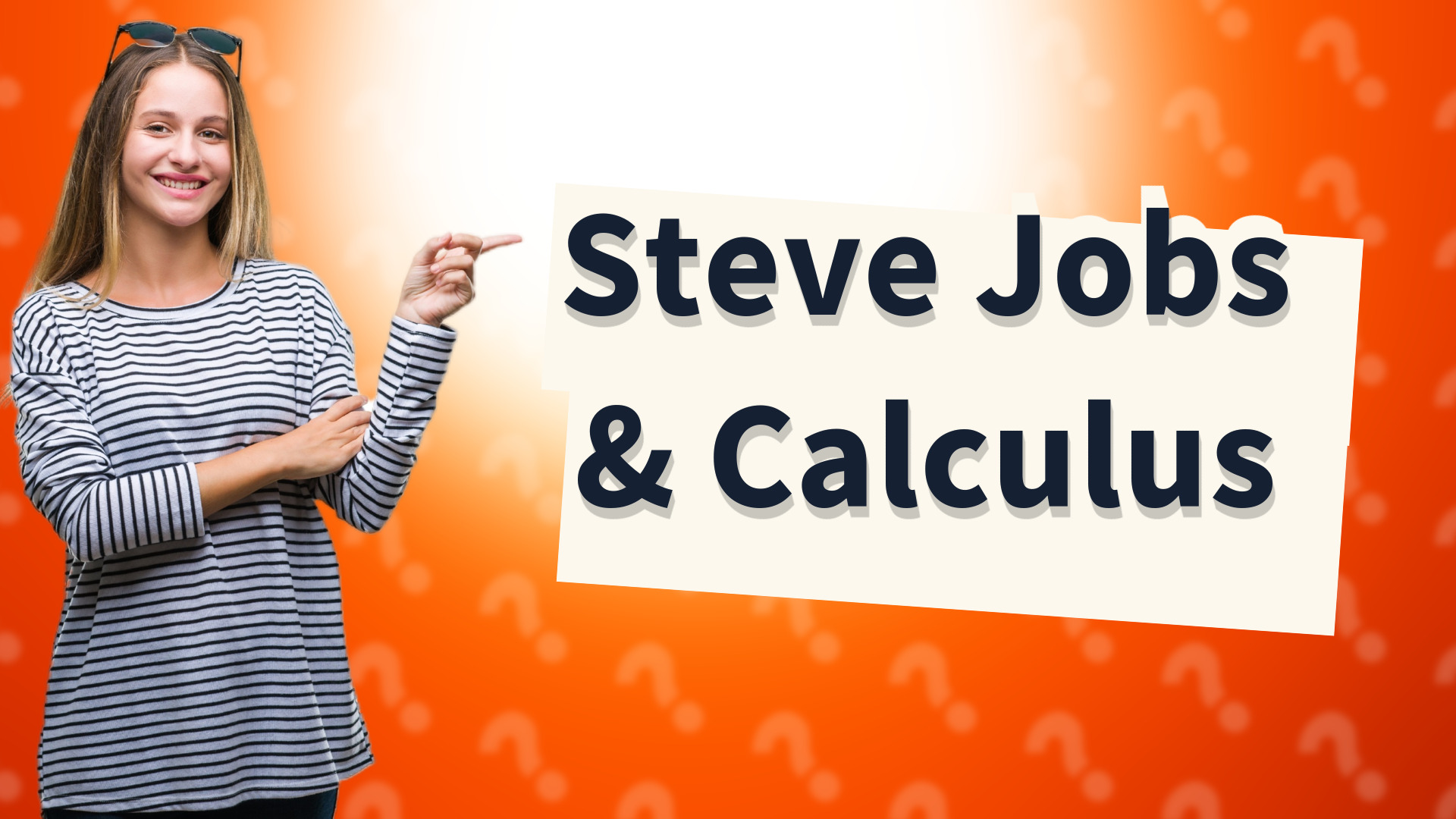 Steve Jobs & Calculus