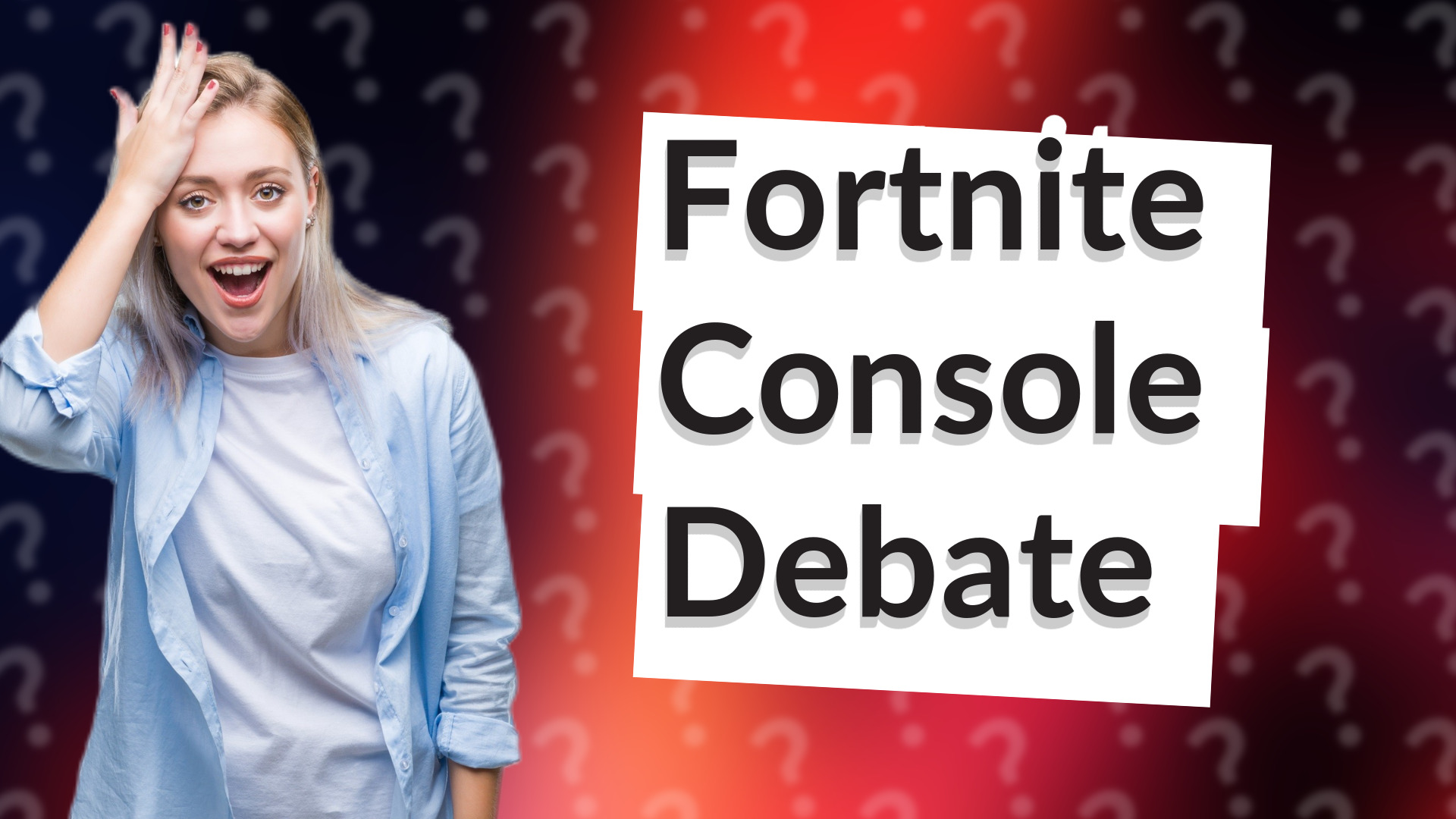 Fortnite Console Debate