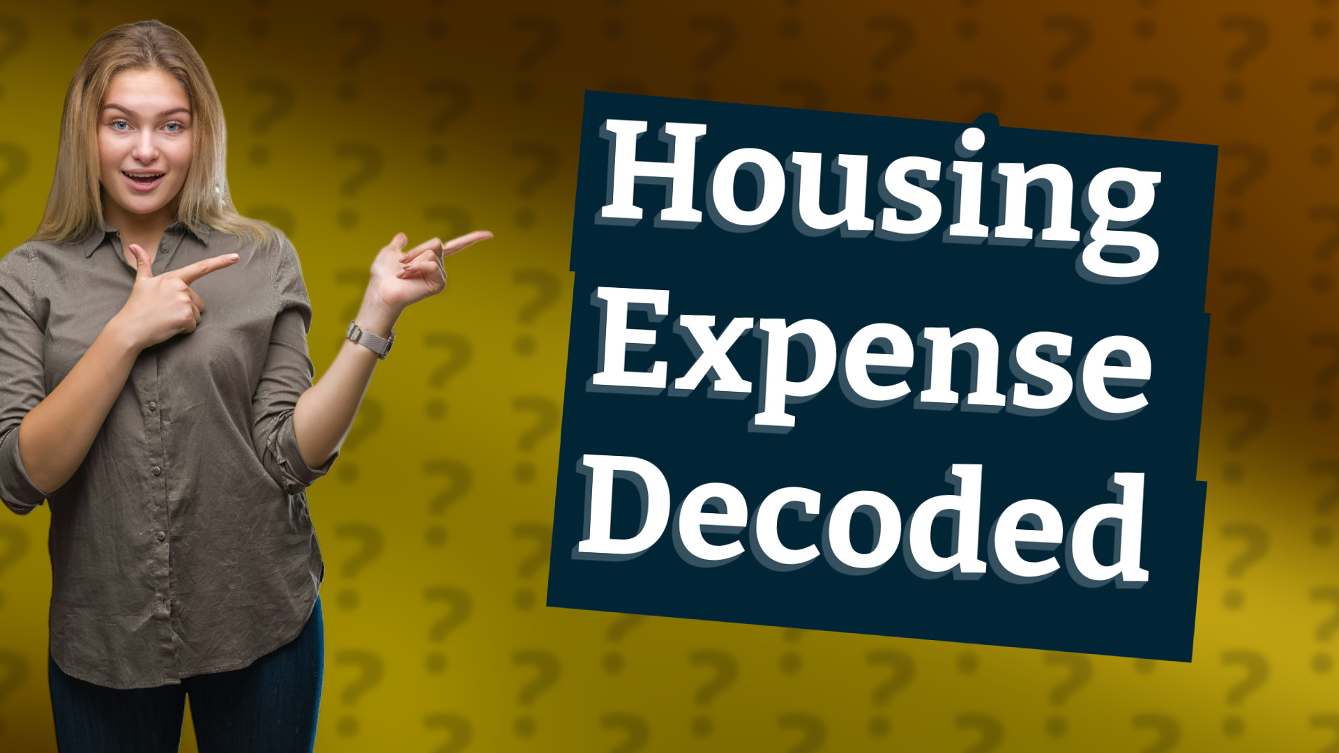 Housing Expense Decoded