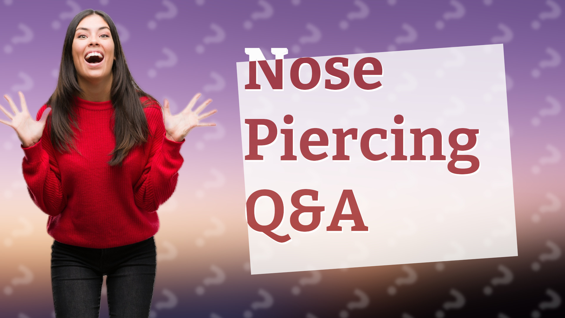 Nose Piercing Q&A