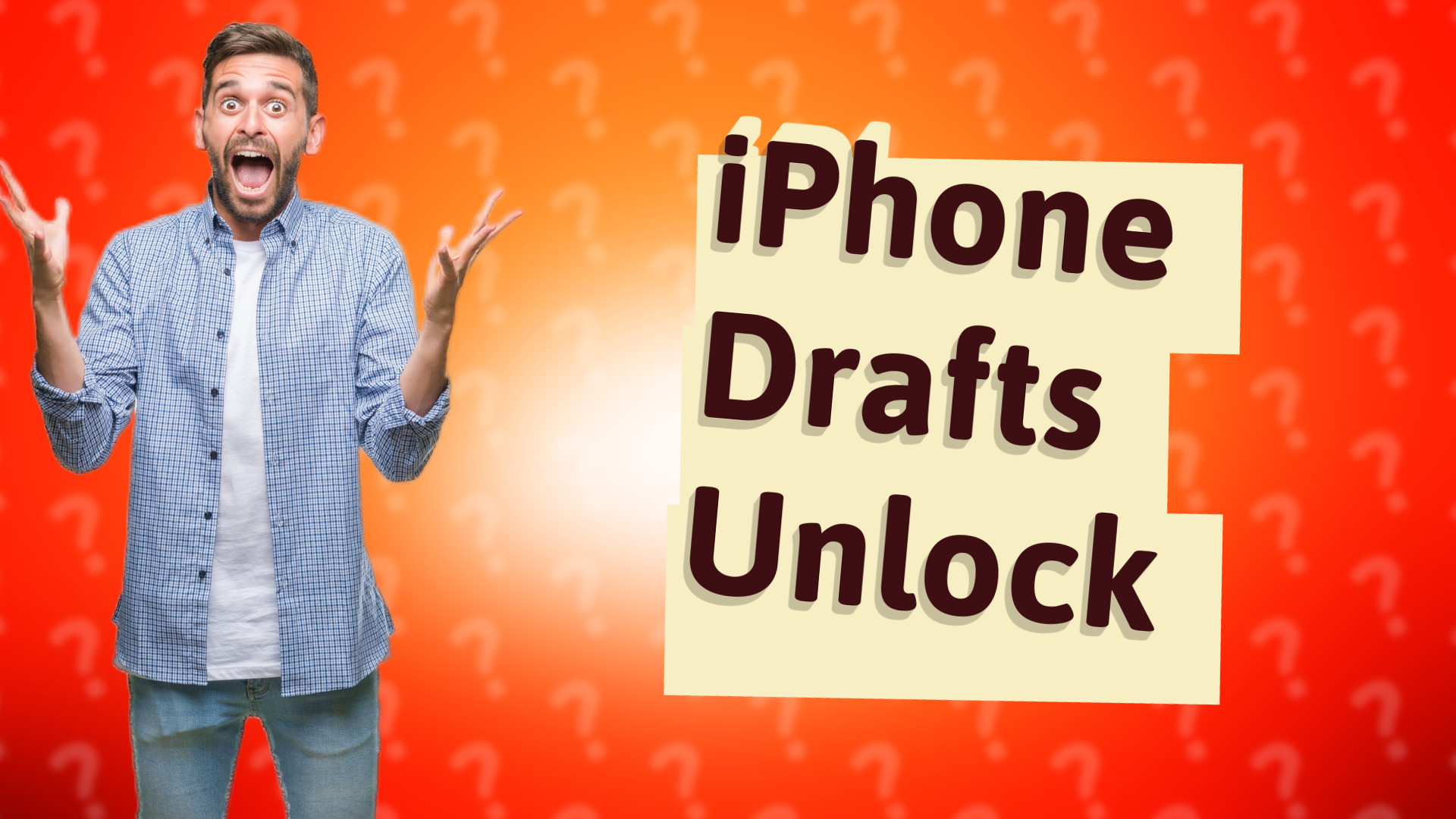iPhone Drafts Unlock