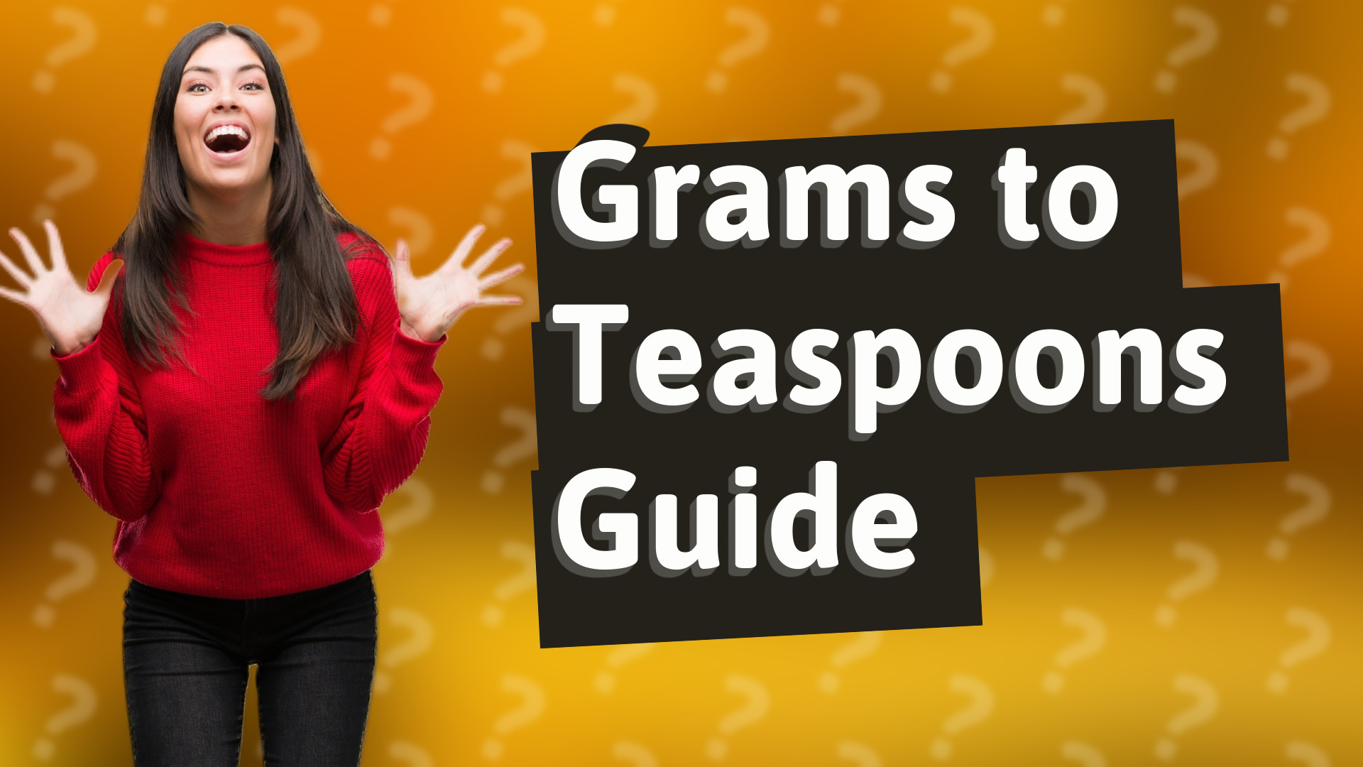 Grams to Teaspoons Guide