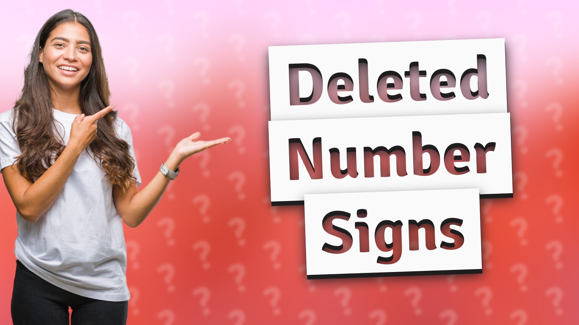 Deleted Number Signs