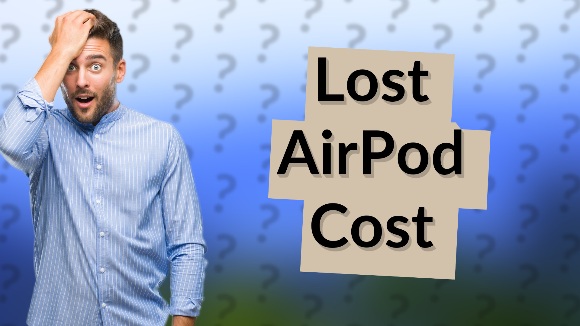 Lost AirPod Cost