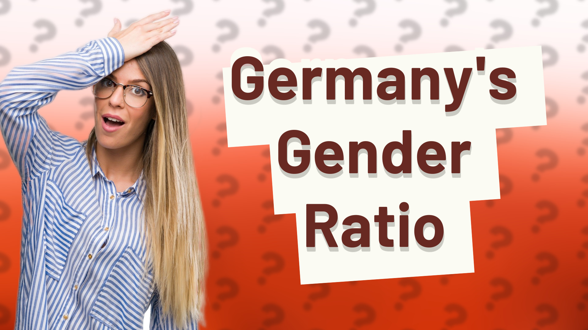 Germany's Gender Ratio