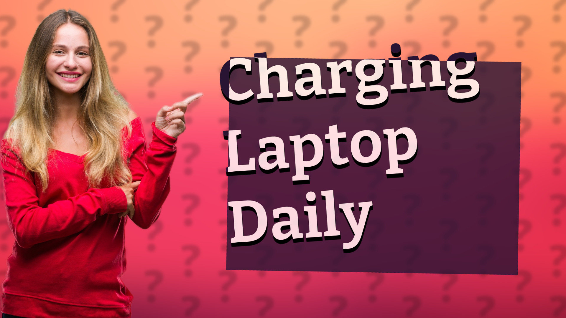 Charging Laptop Daily