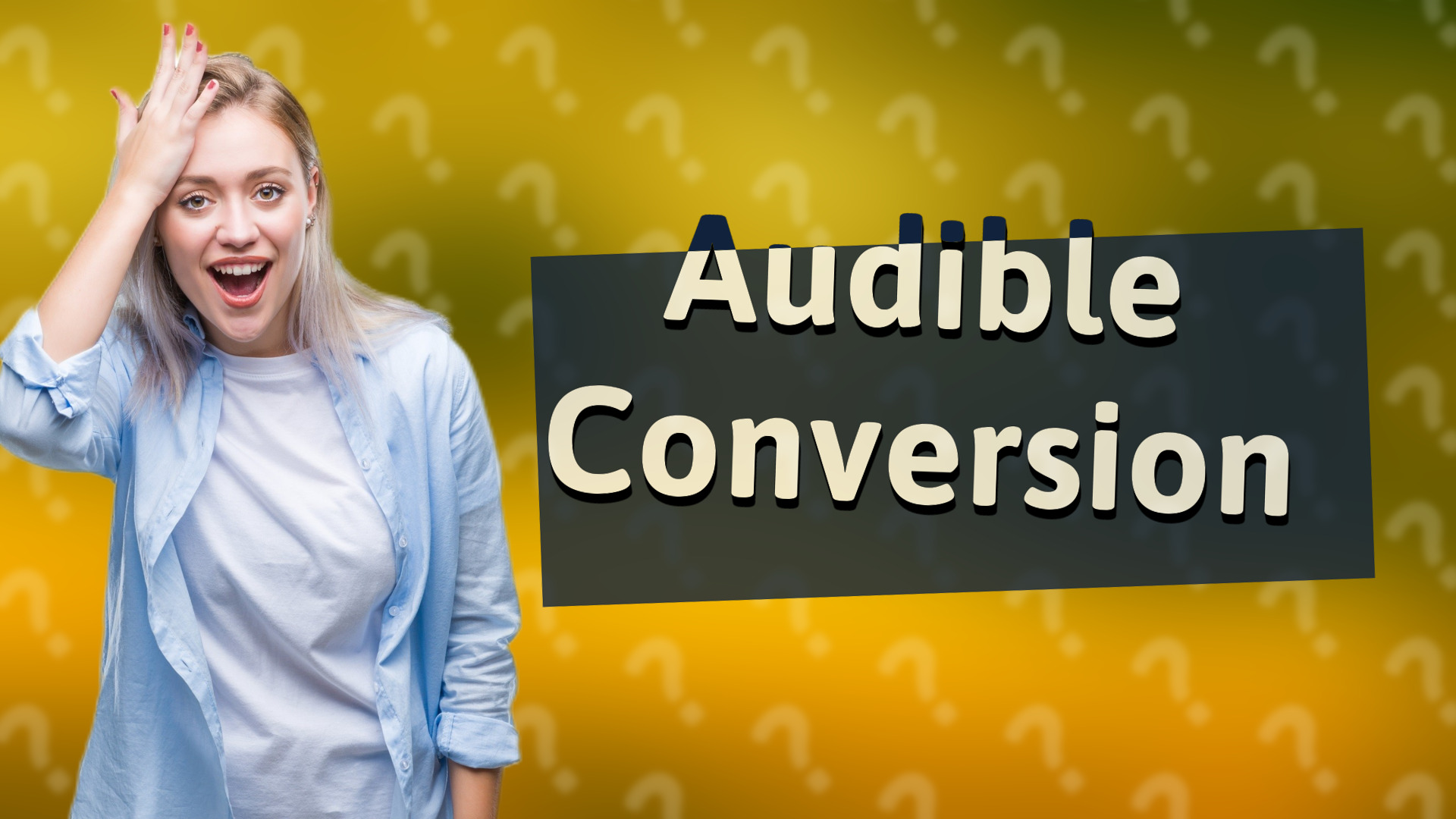 Audible Conversion