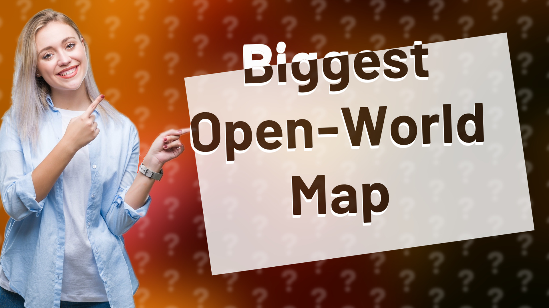 Biggest Open-World Map