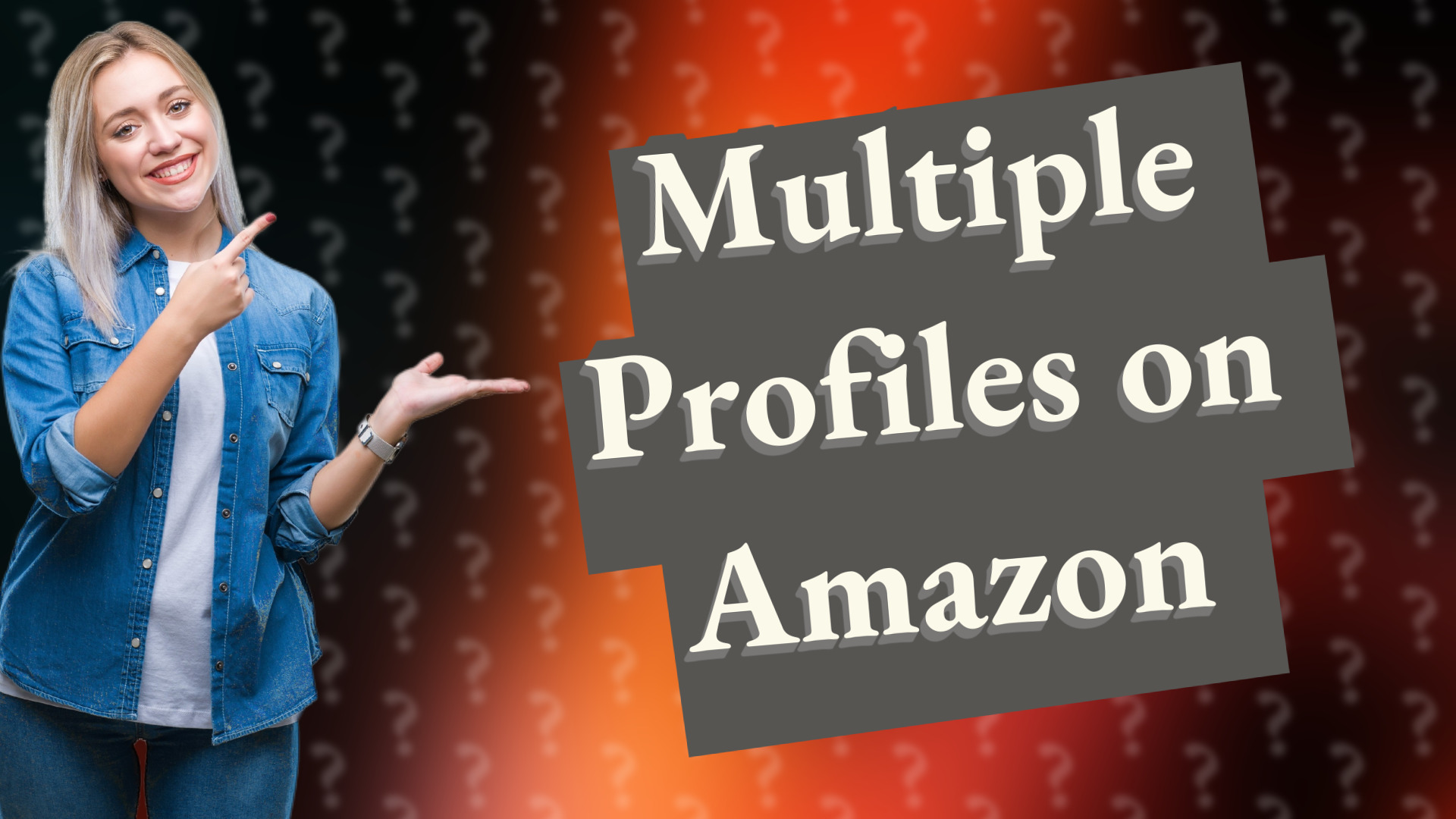 Multiple Profiles on Amazon