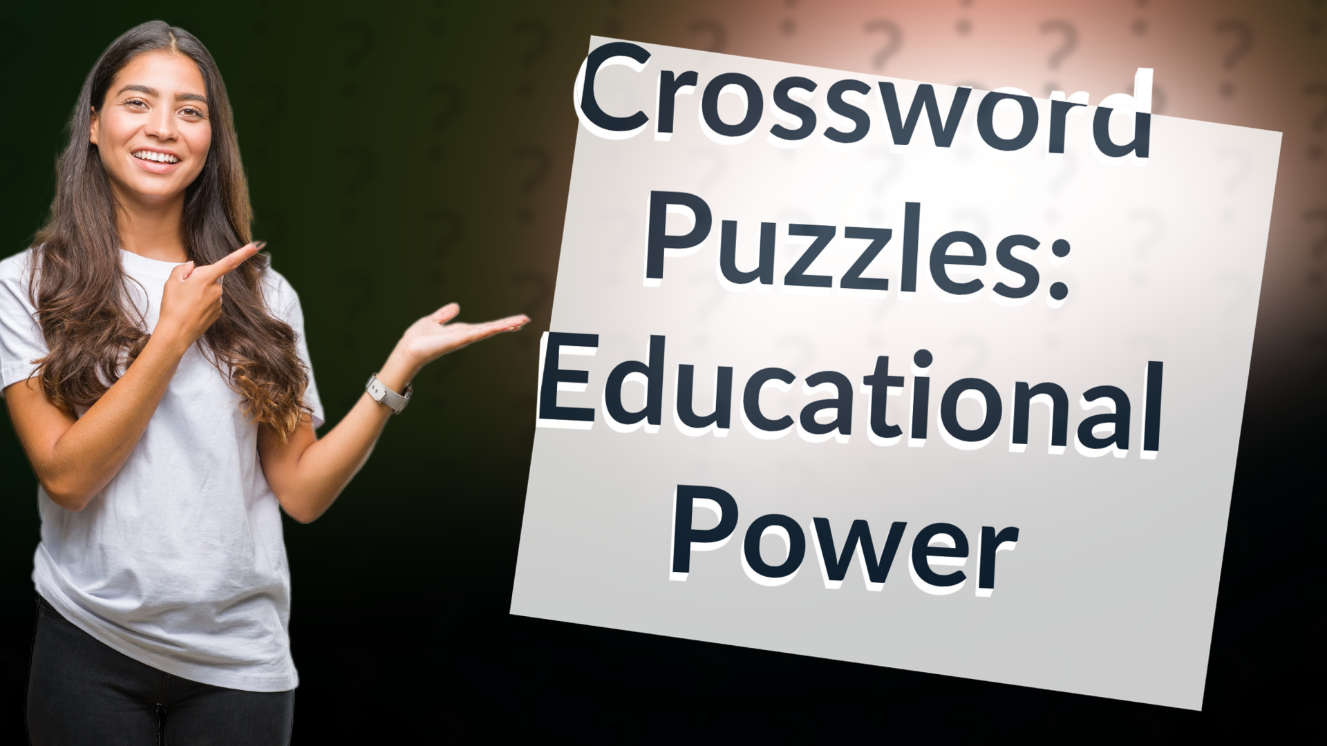 Crossword Puzzles: Educational Power