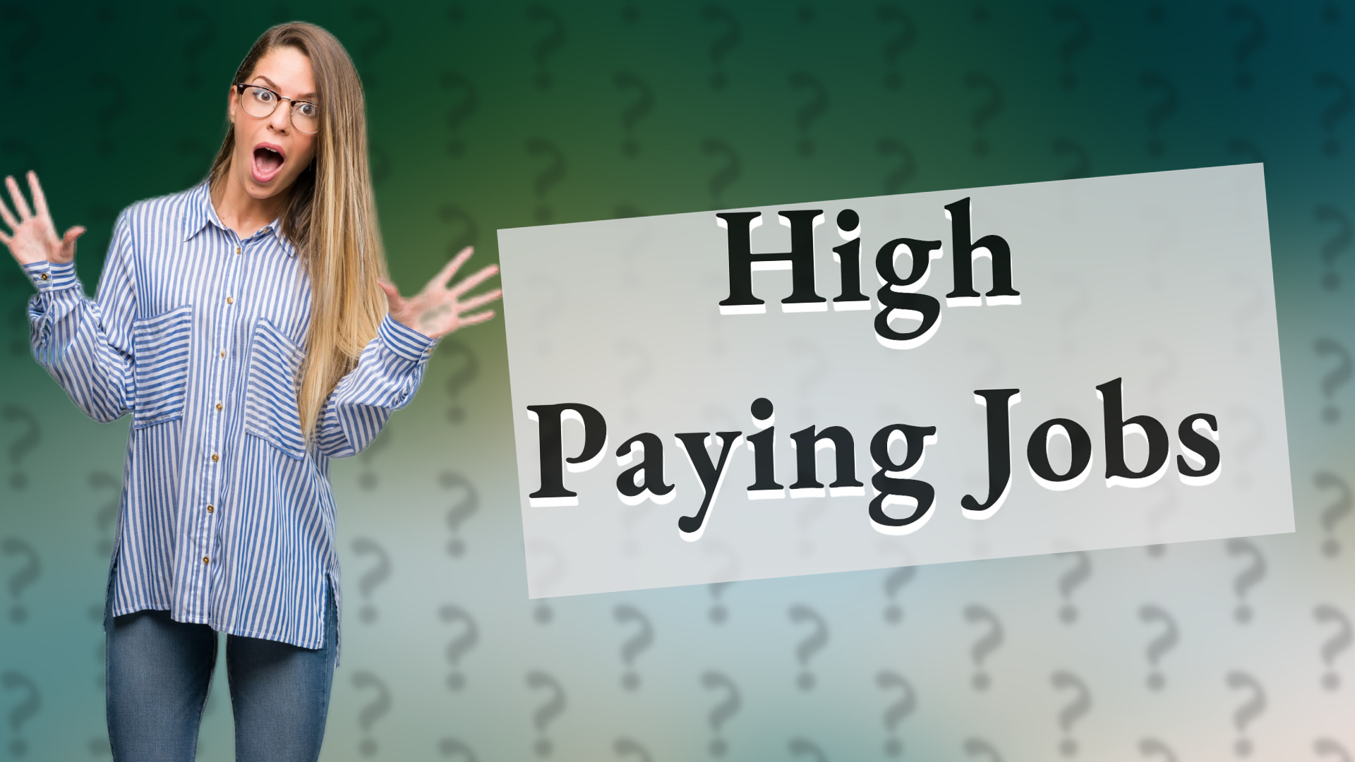High Paying Jobs