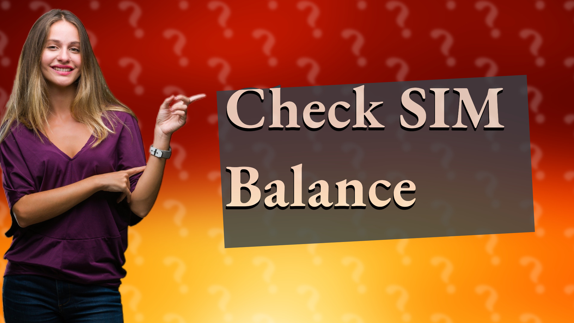 Check SIM Balance