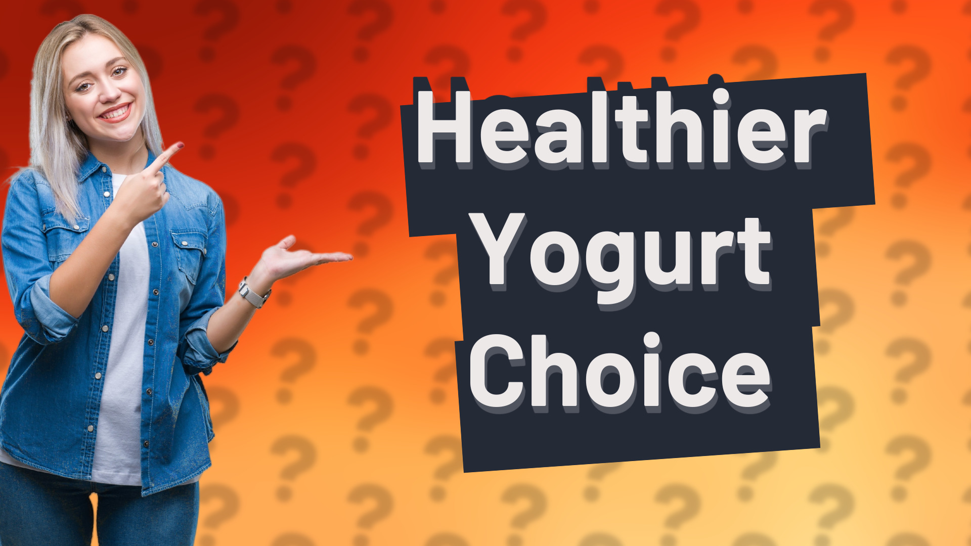Healthier Yogurt Choice