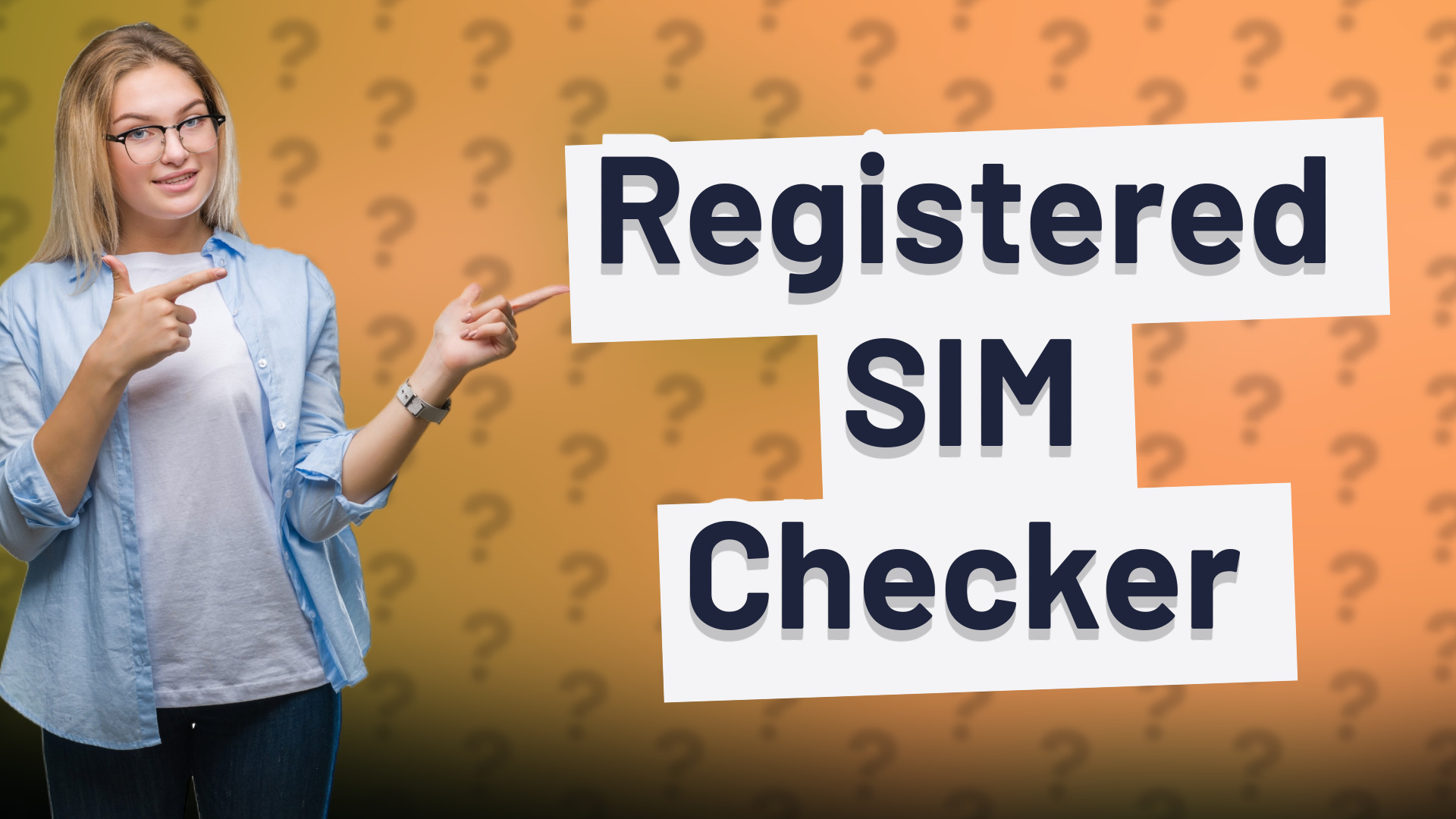 Registered SIM Checker