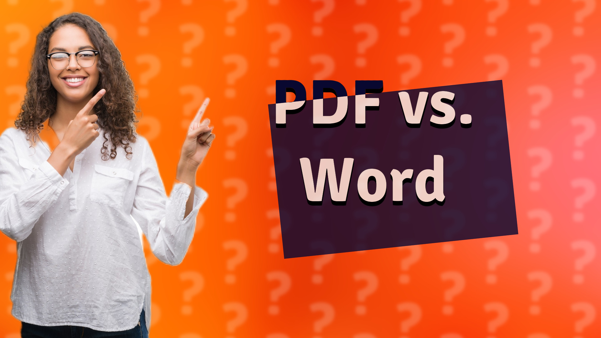 PDF vs. Word