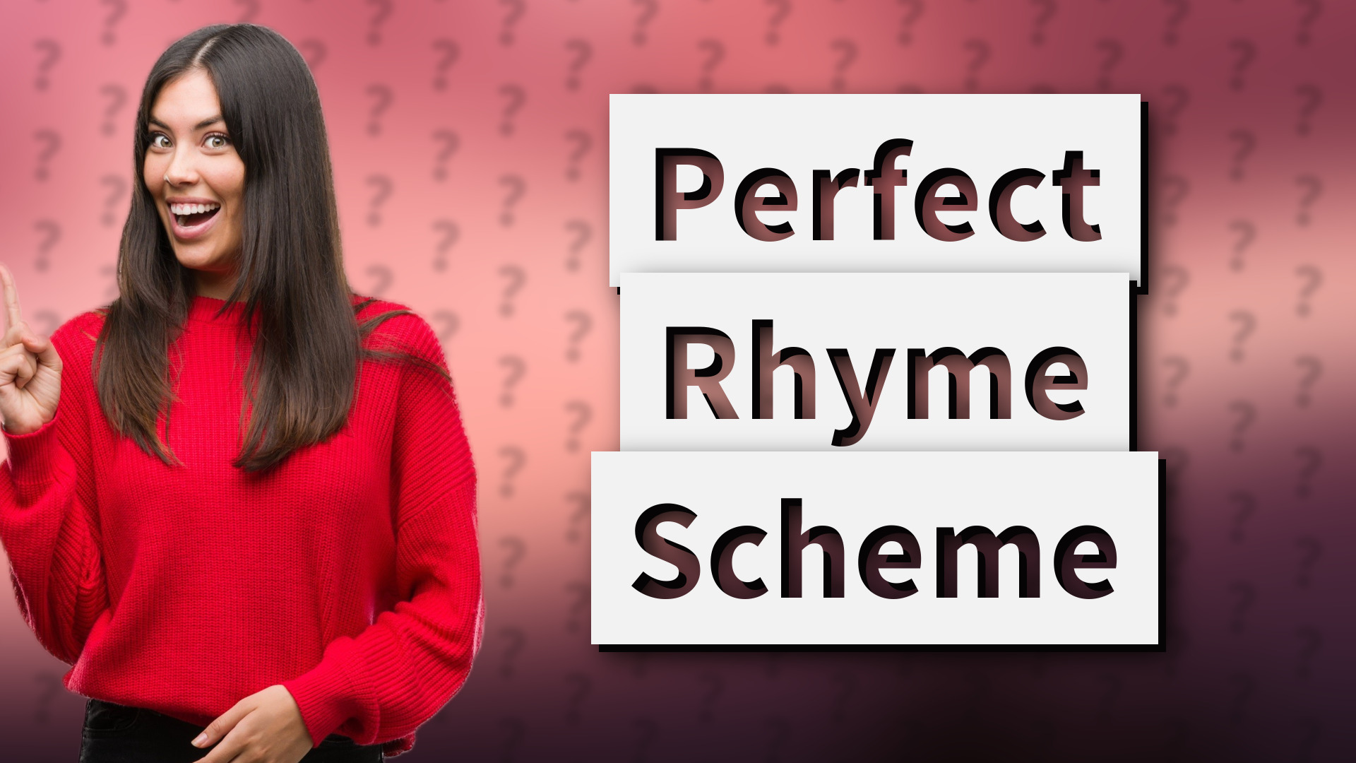Perfect Rhyme Scheme