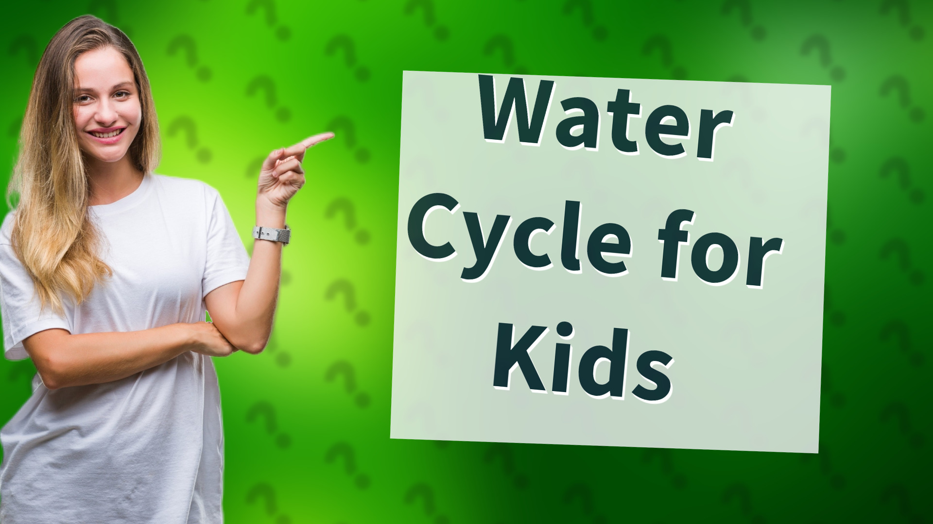 Water Cycle for Kids
