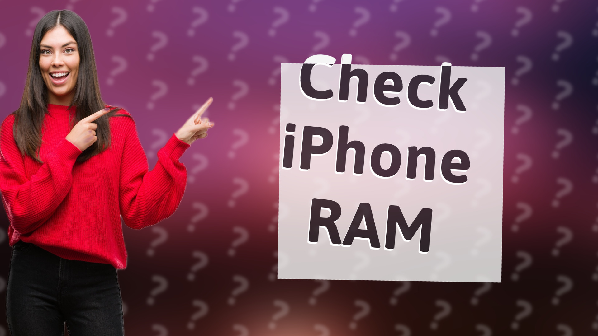 Check iPhone RAM