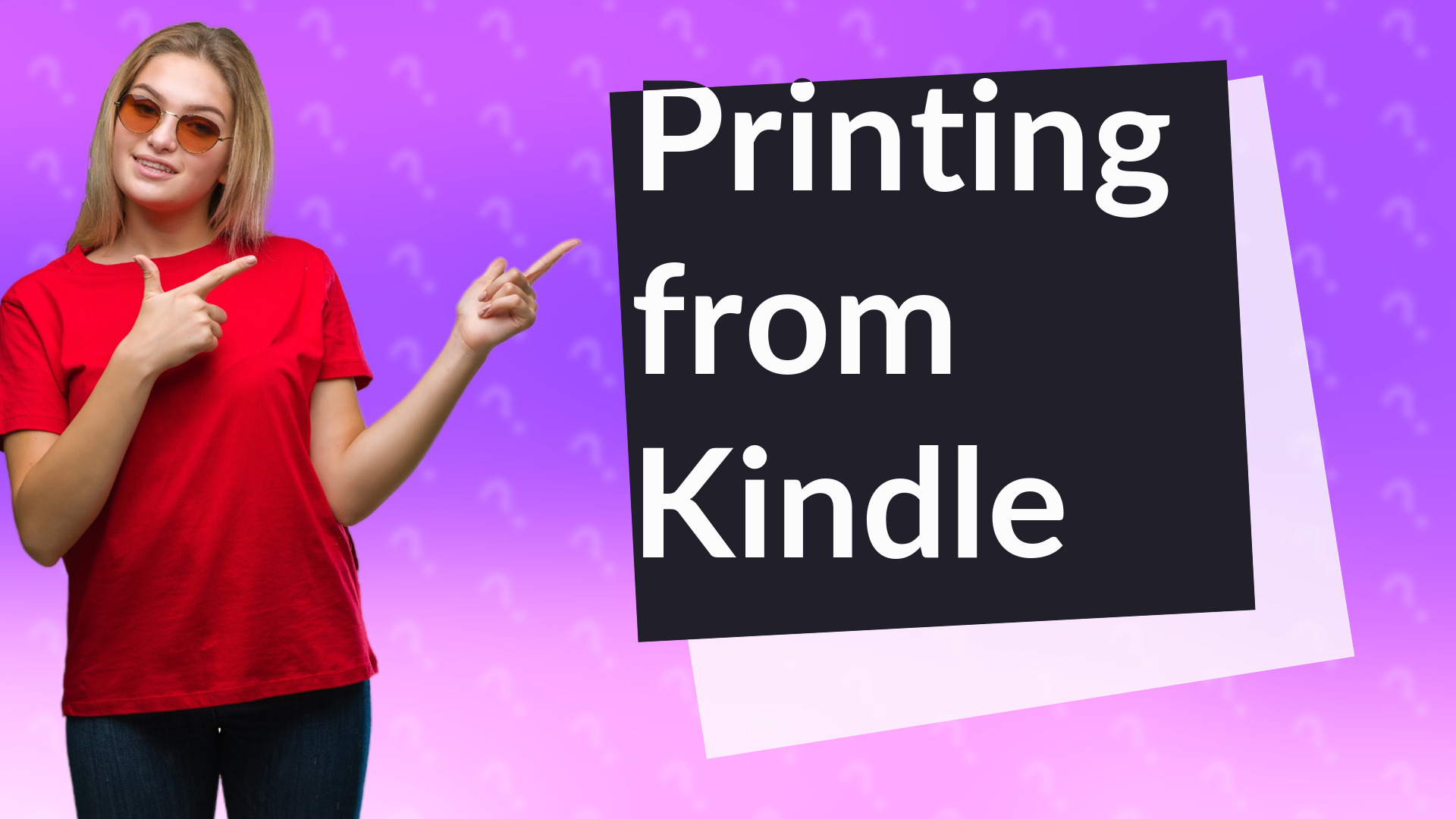 Printing from Kindle