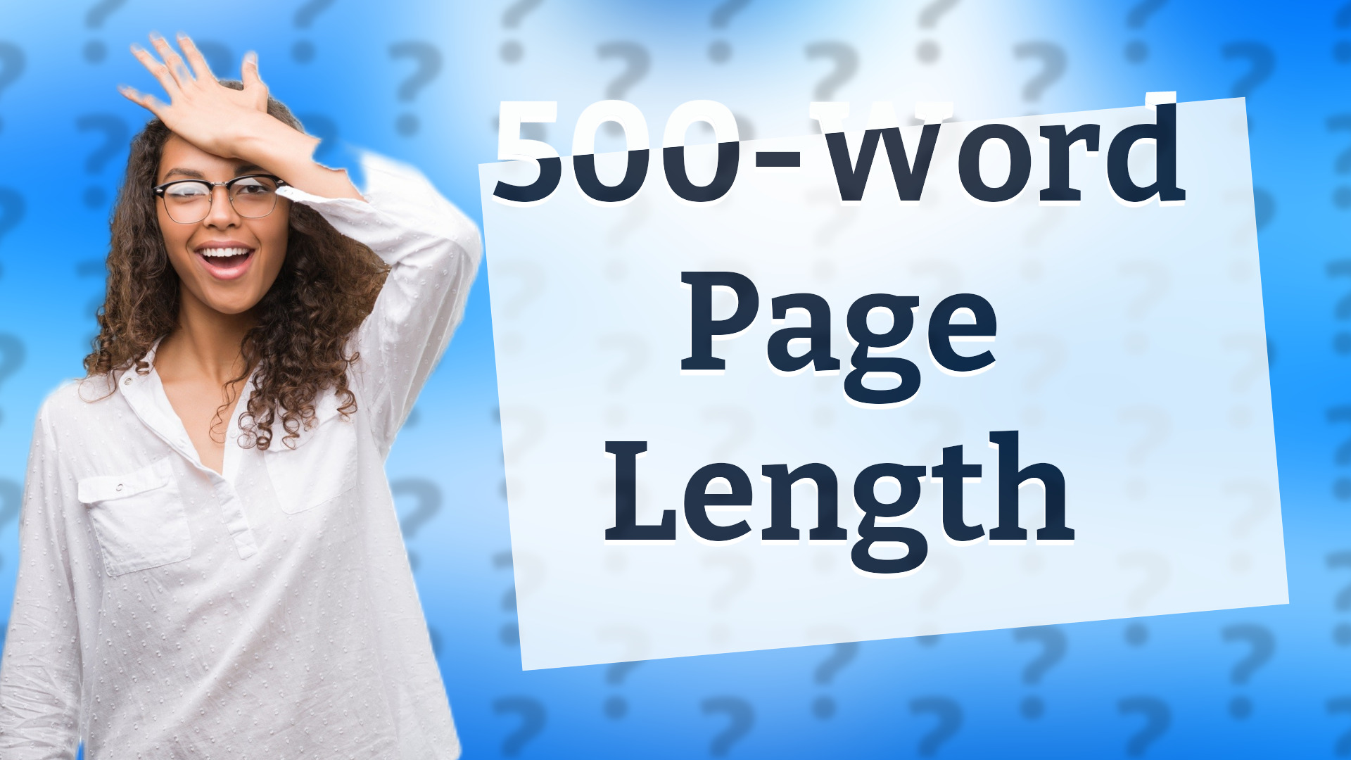 500-Word Page Length