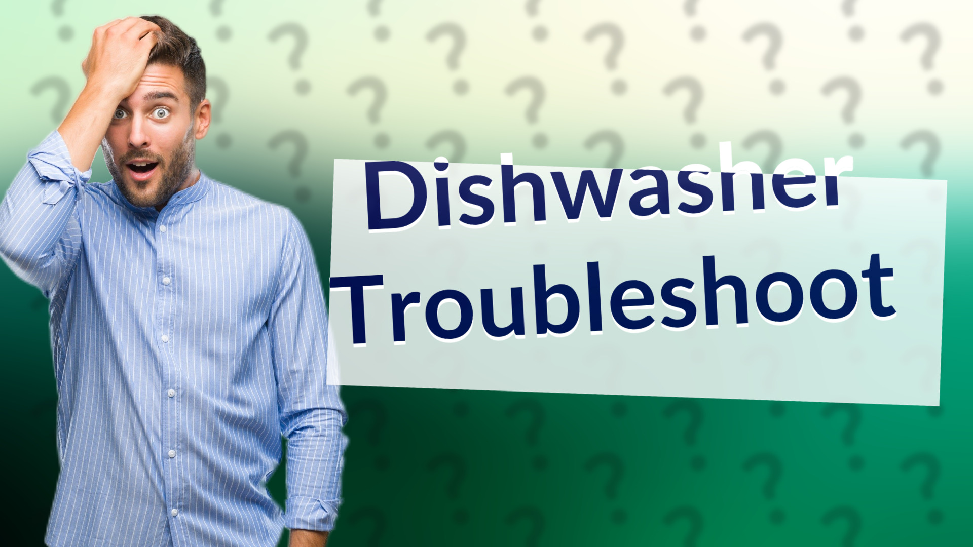 Dishwasher Troubleshoot