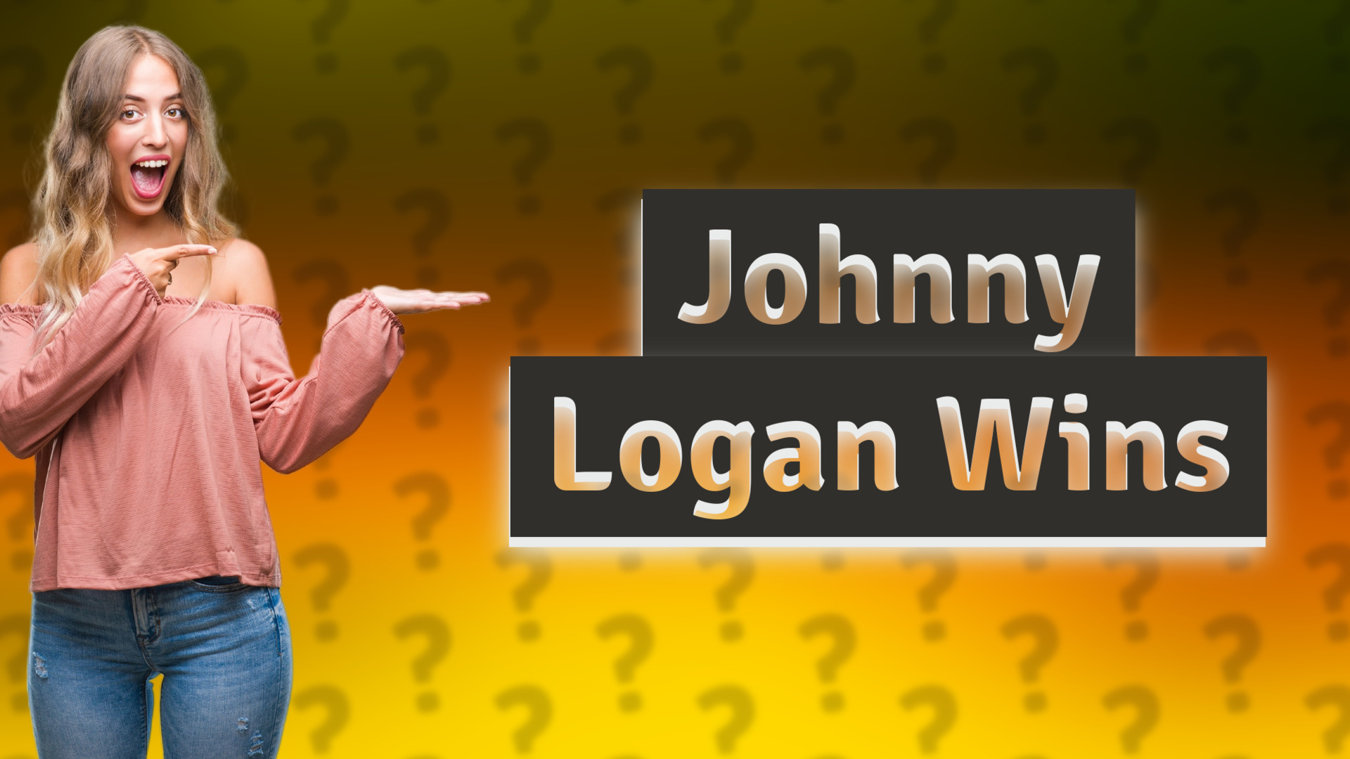 Johnny Logan Wins