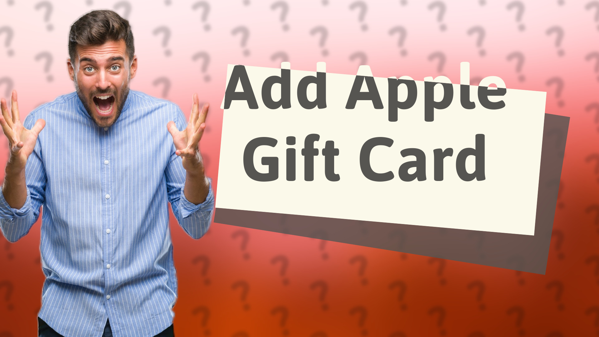 Add Apple Gift Card