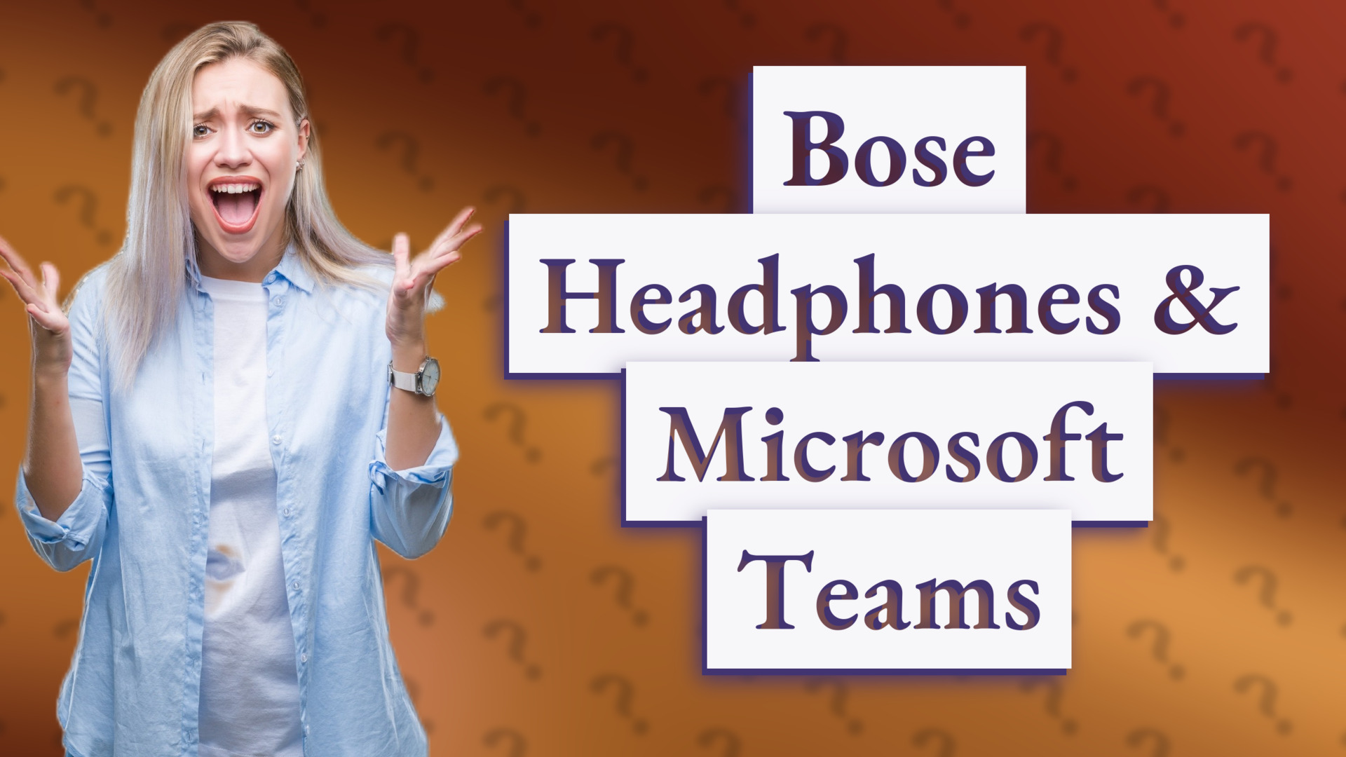 Bose Headphones & Microsoft Teams