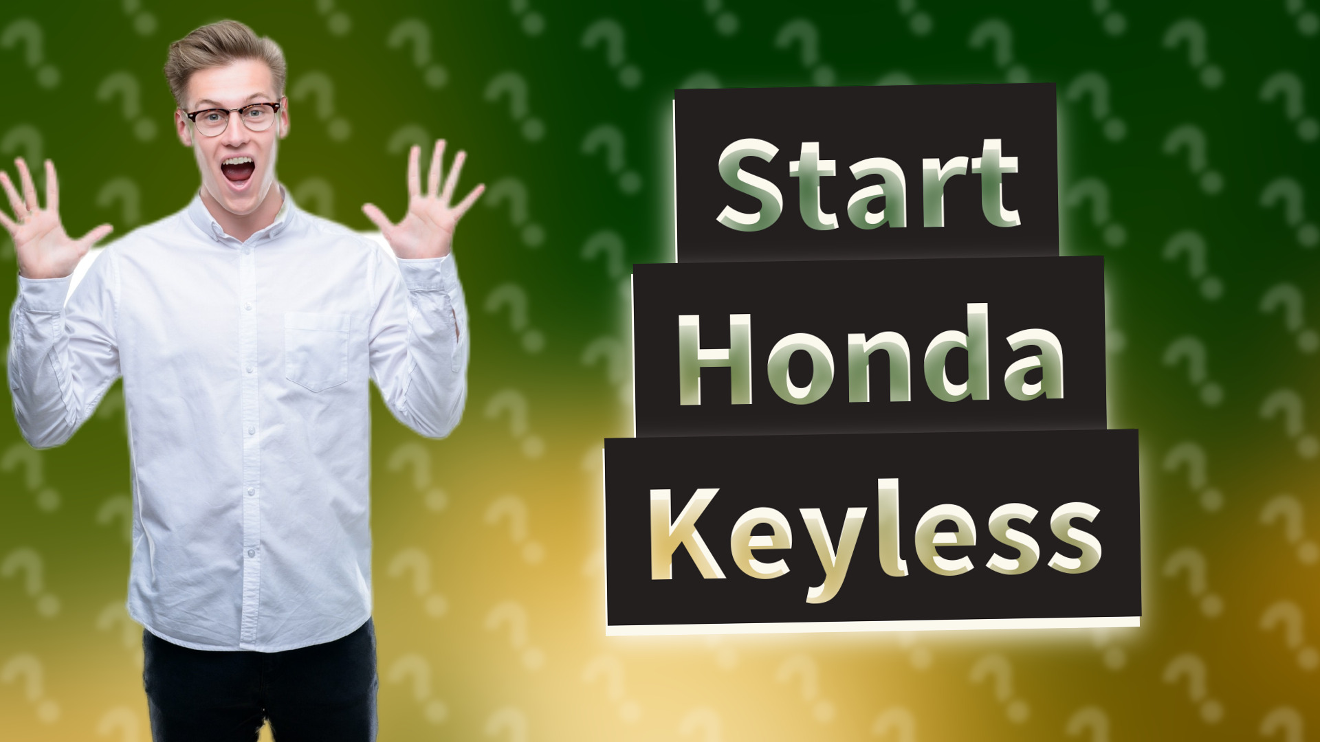 Start Honda Keyless