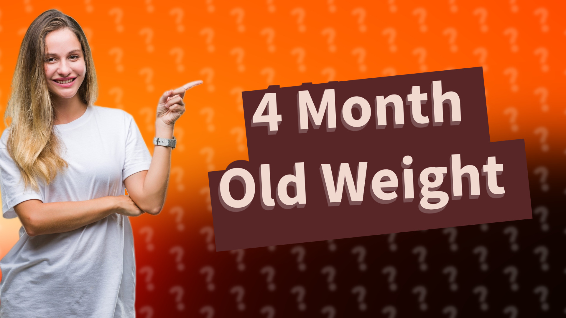 4 Month Old Weight