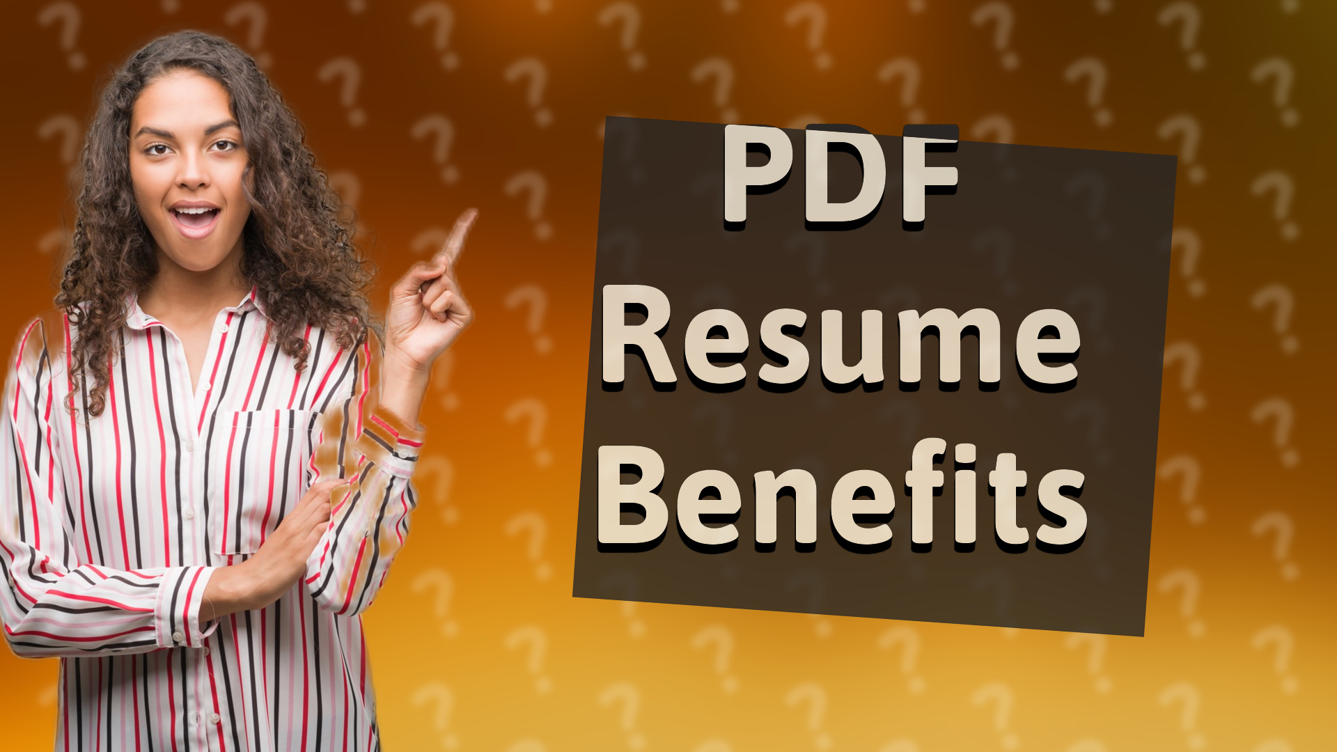 PDF Resume Benefits