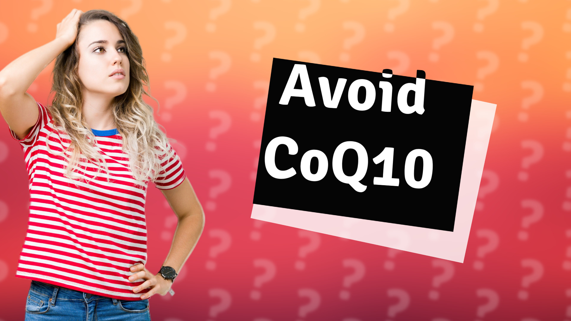 Avoid CoQ10