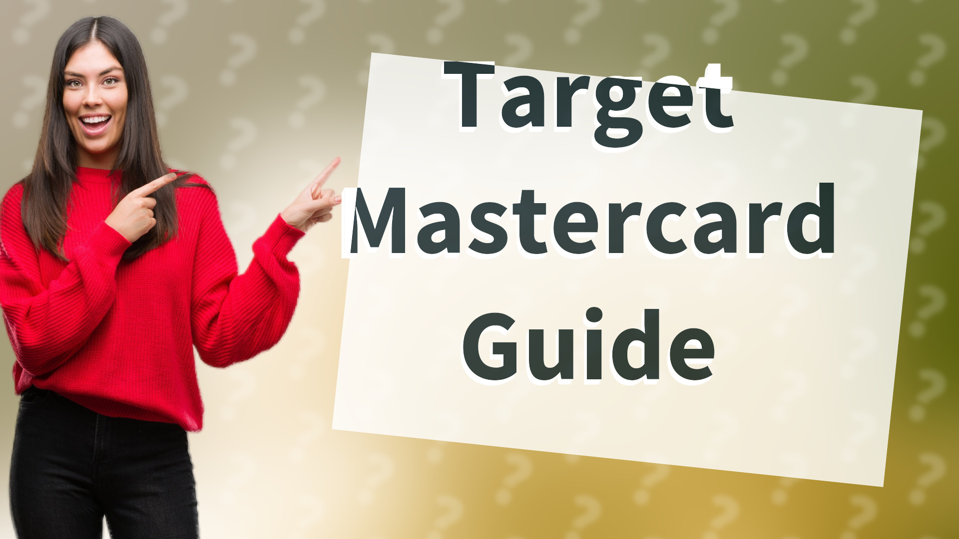 Target Mastercard Guide