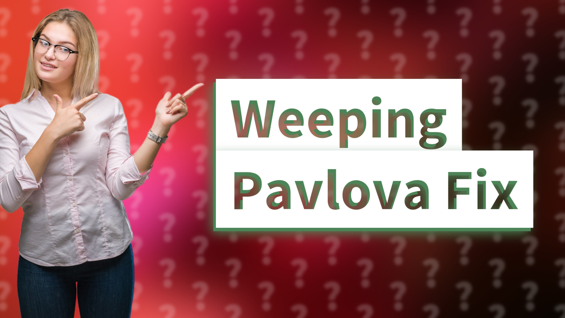 Weeping Pavlova Fix