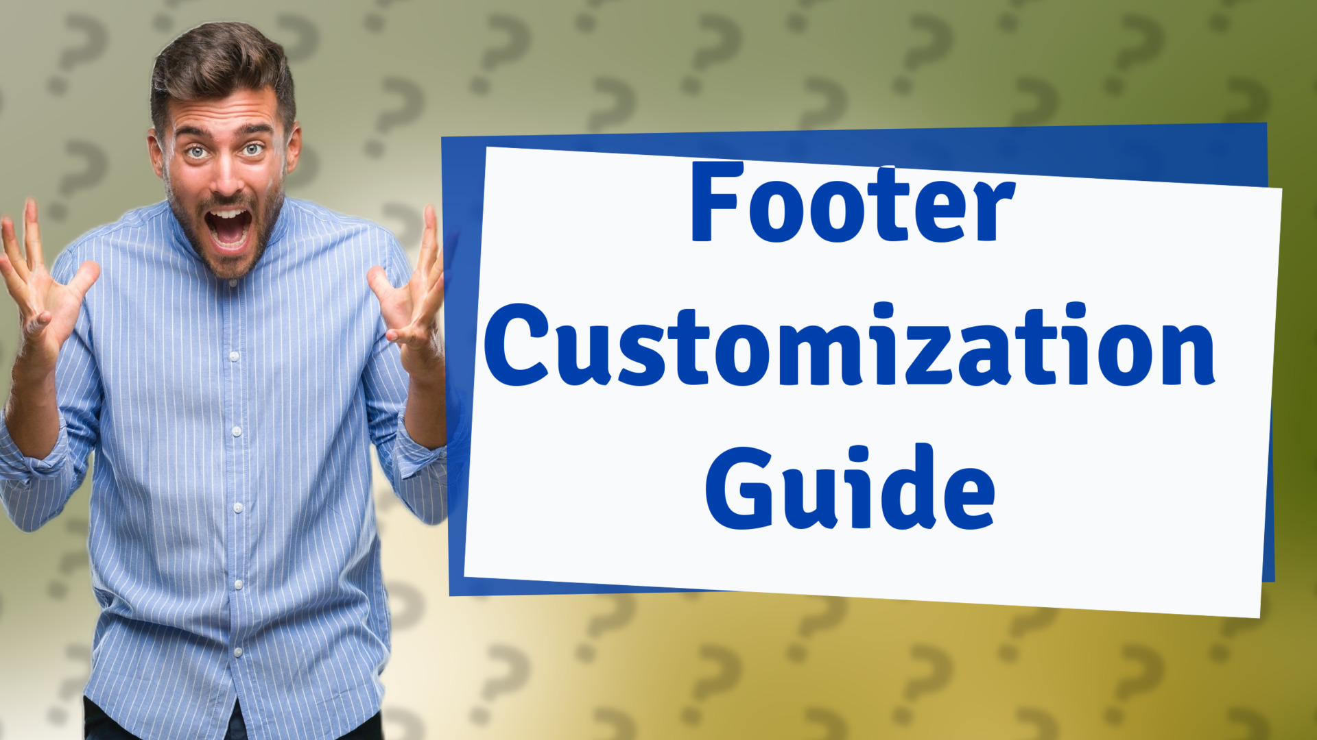 Footer Customization Guide