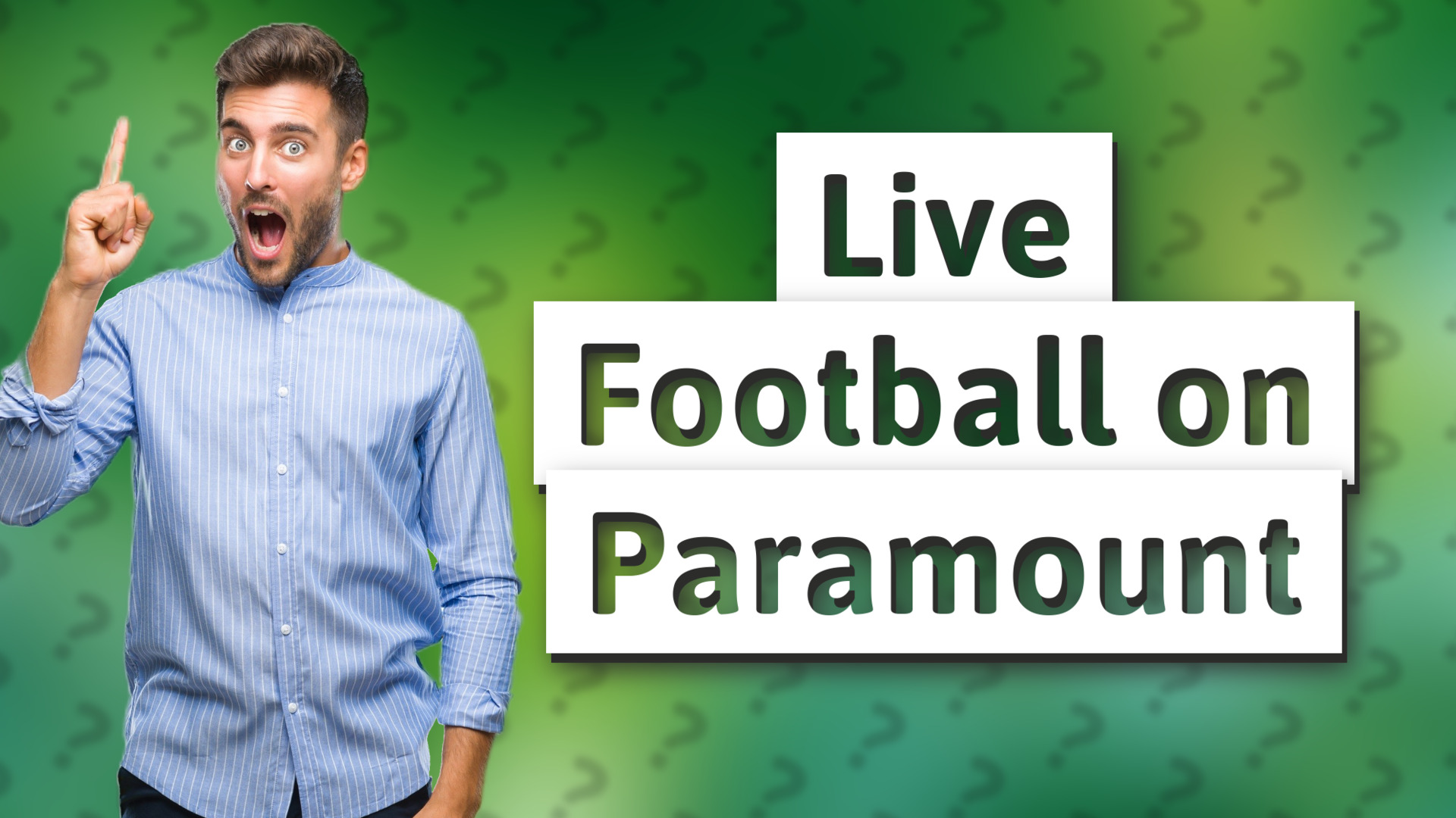 Live Football on Paramount