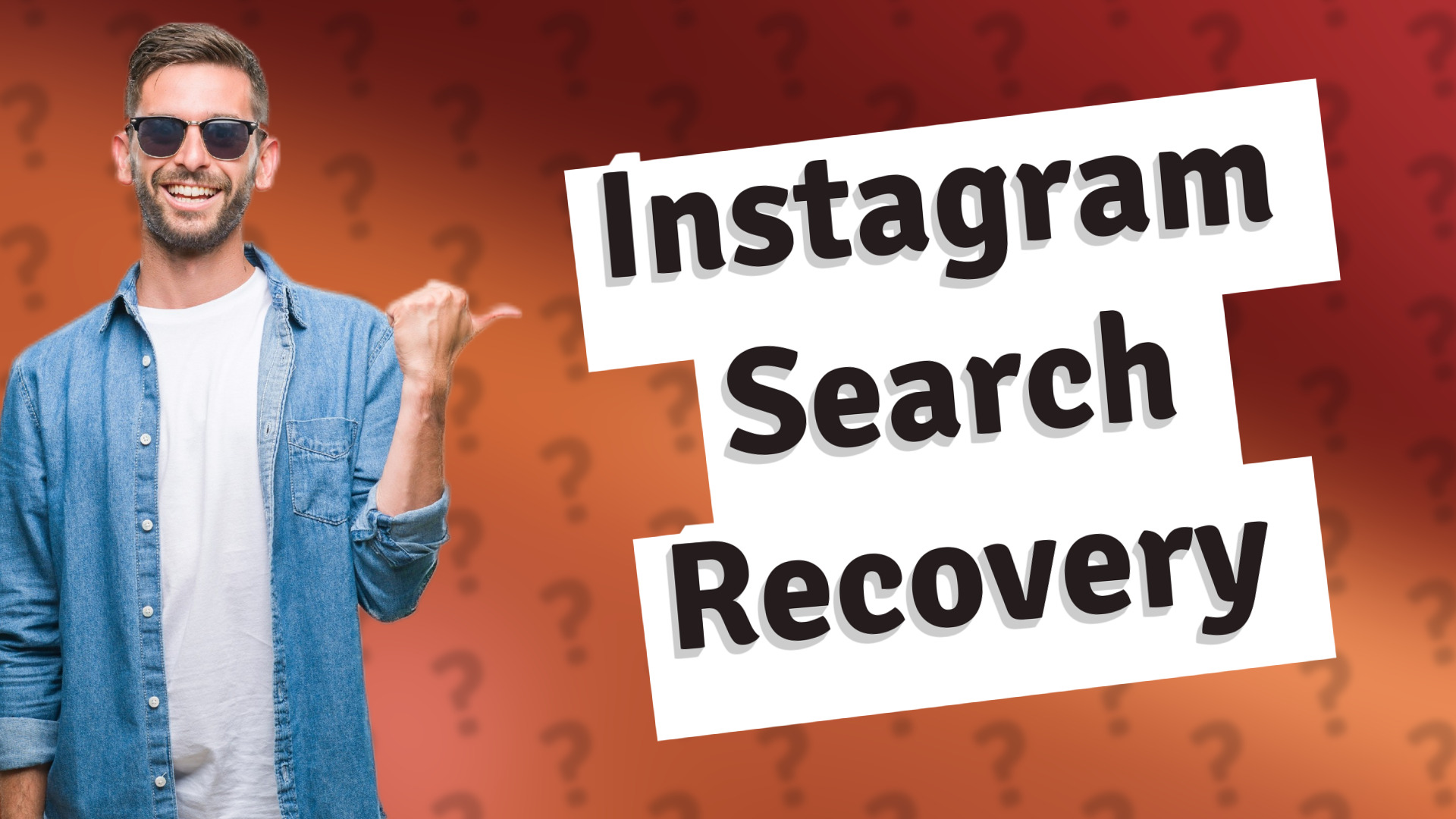 Instagram Search Recovery