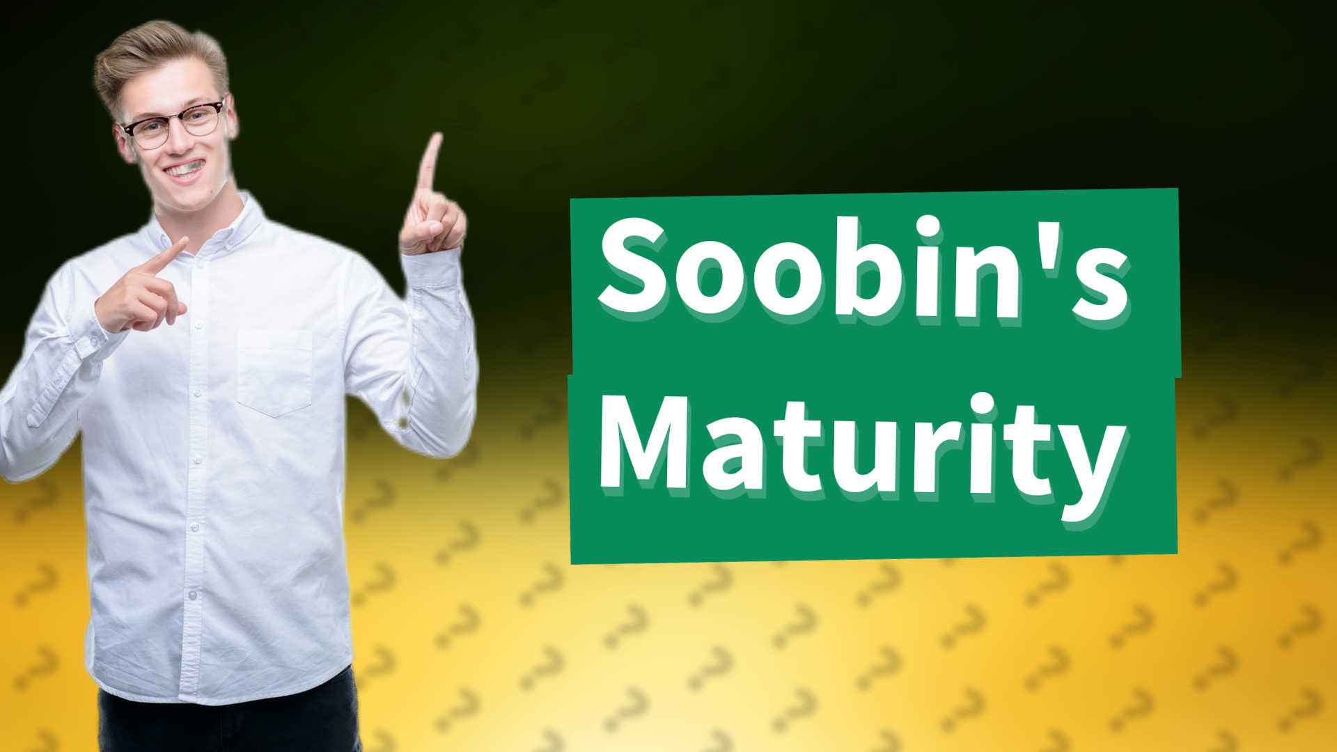 Soobin's Maturity