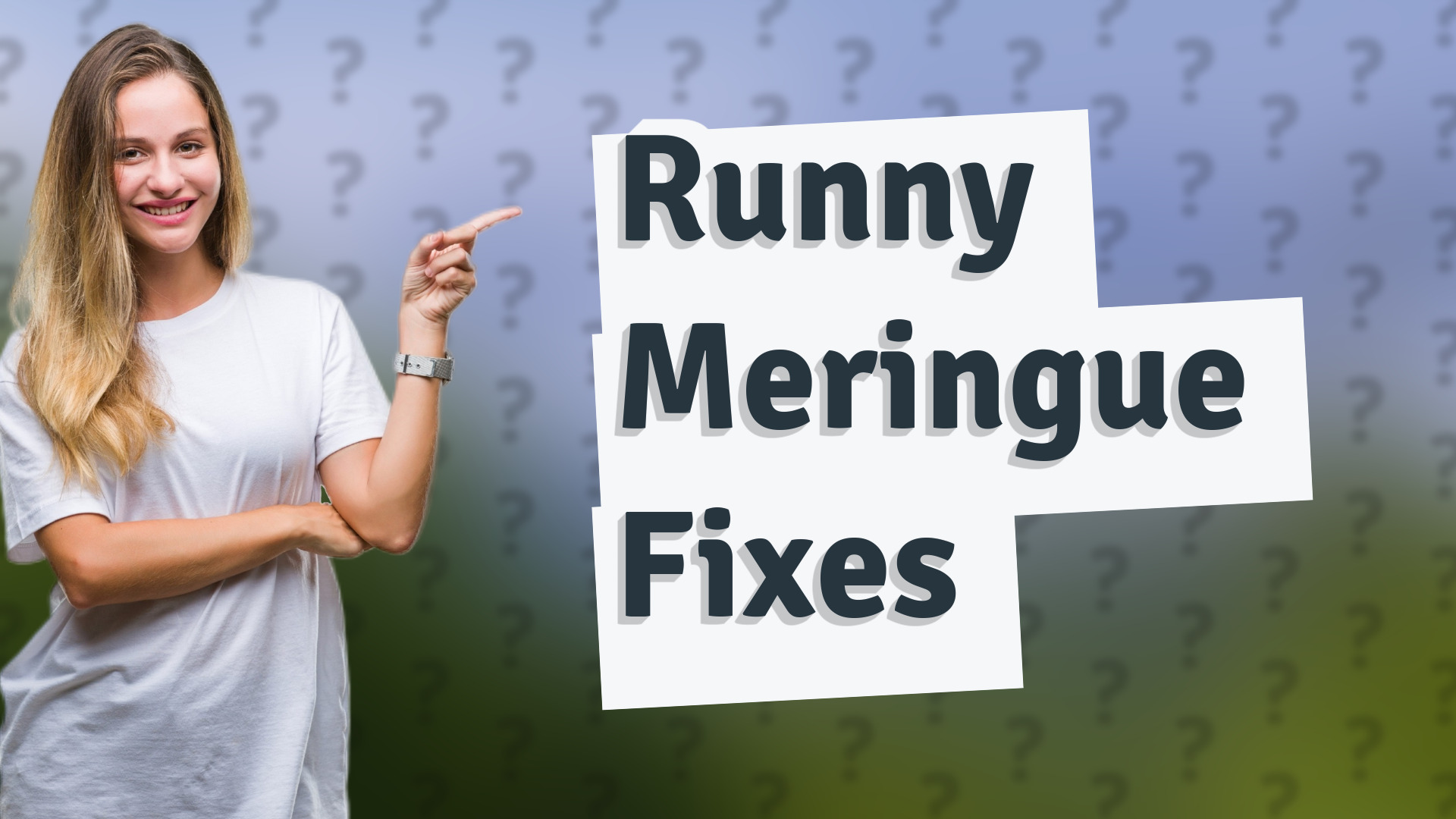 Runny Meringue Fixes