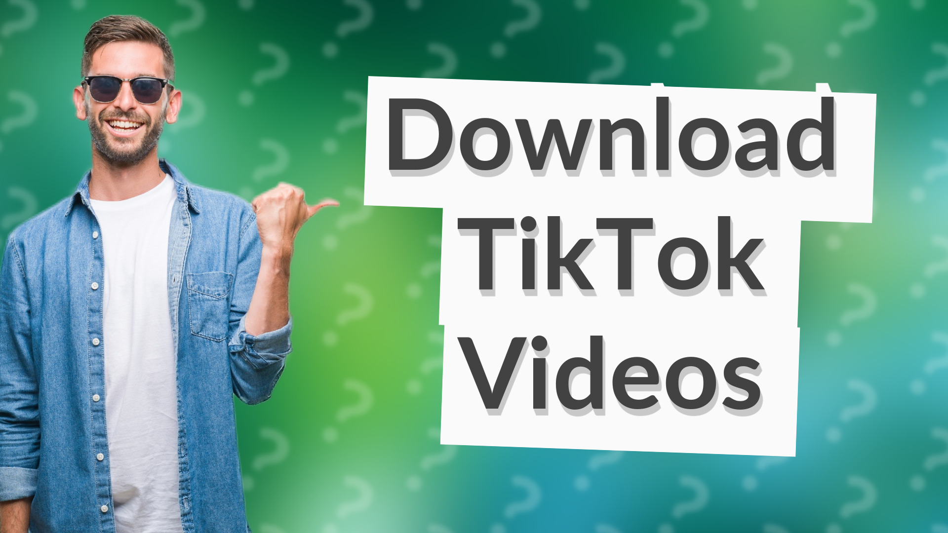 Download TikTok Videos
