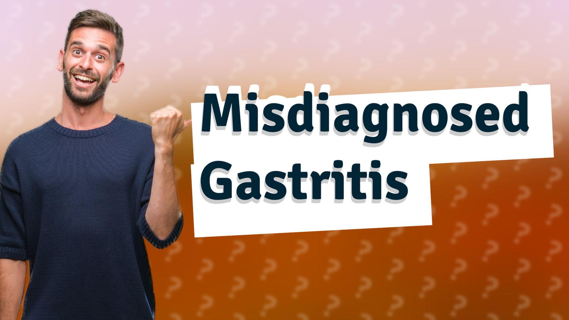 Misdiagnosed Gastritis
