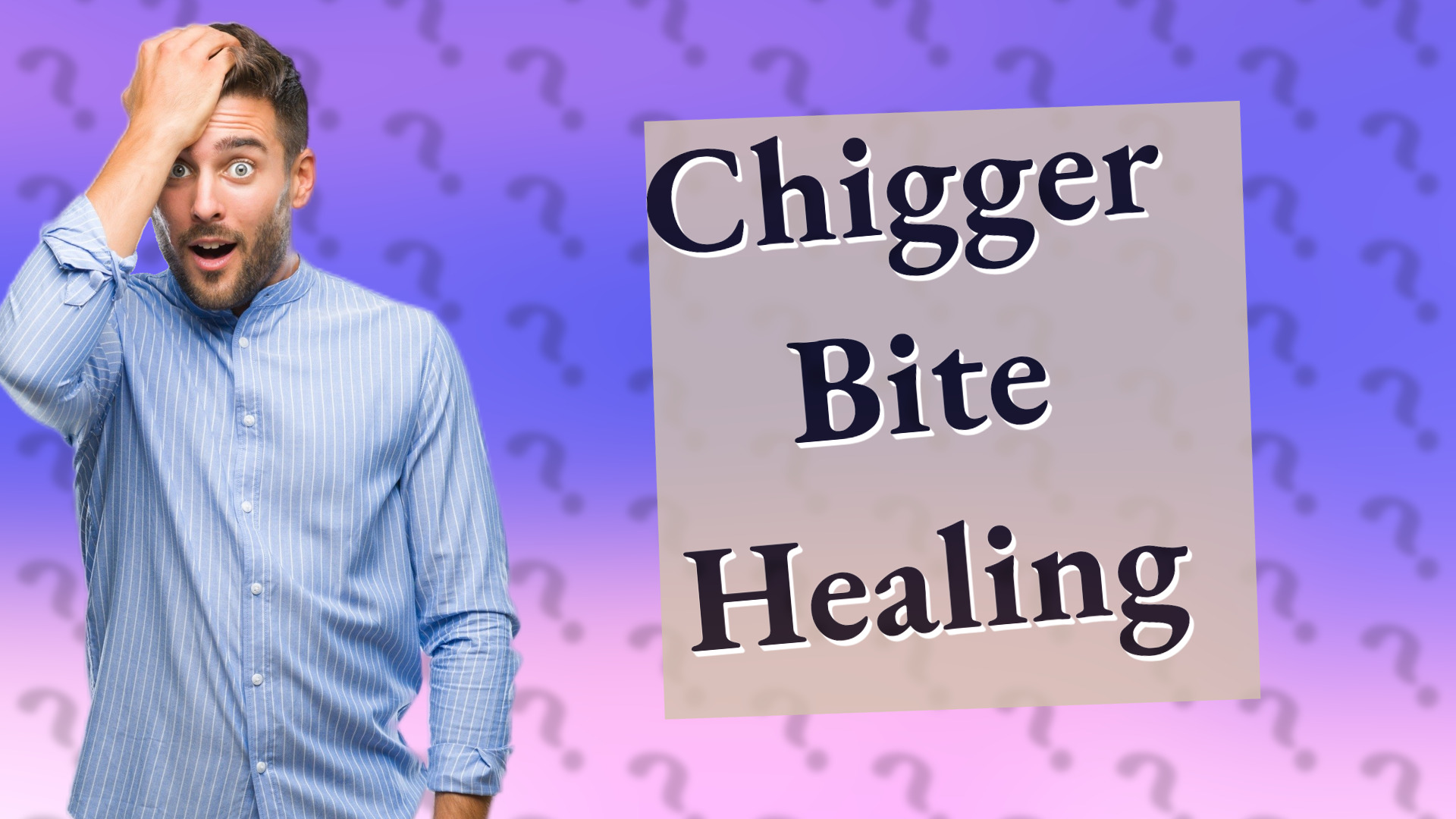 Chigger Bite Healing